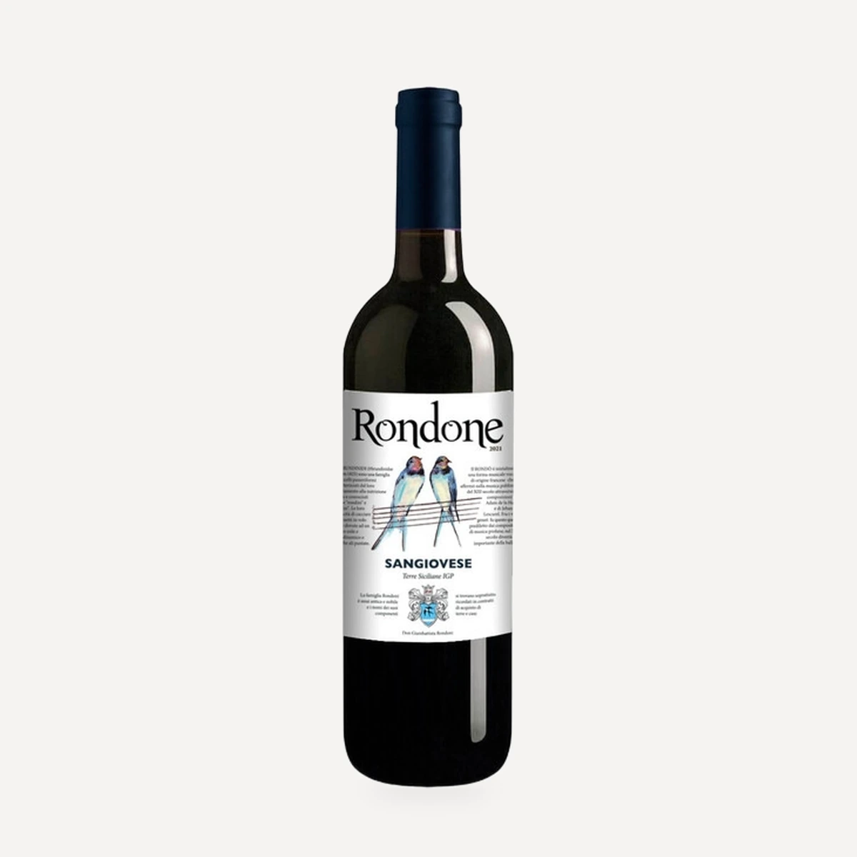 Rondone Sangiovese Terre Siciliane IGP wine — Settesoli winery — Dionysus