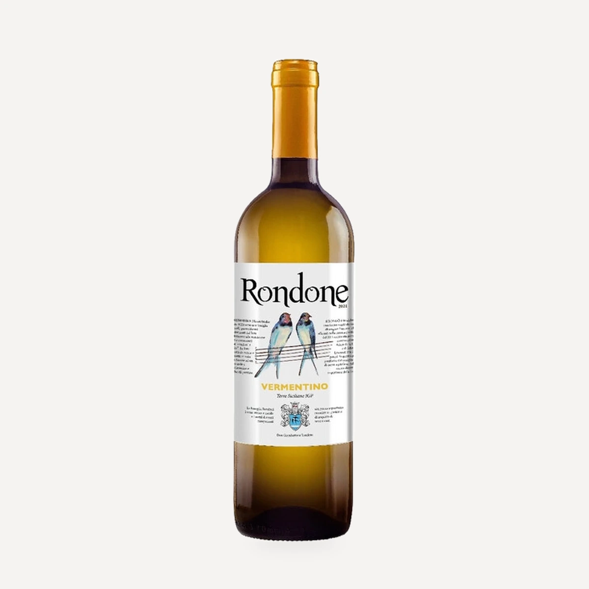 Rondone Vermentino Terre Siciliane IGP wine — Settesoli winery — Dionysus