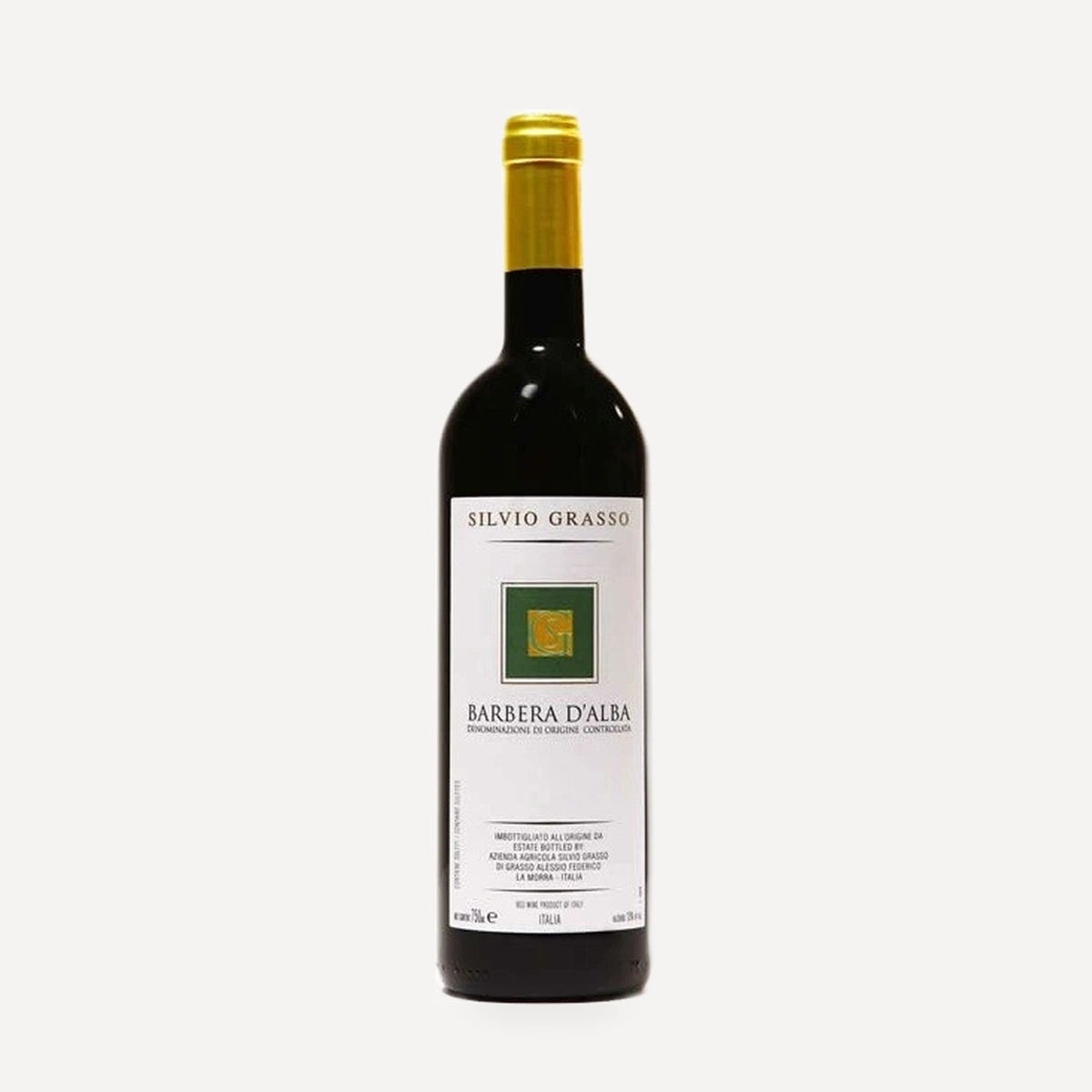 Barbera d'Alba DOC wine — Silvio Grasso winery — Dionysus