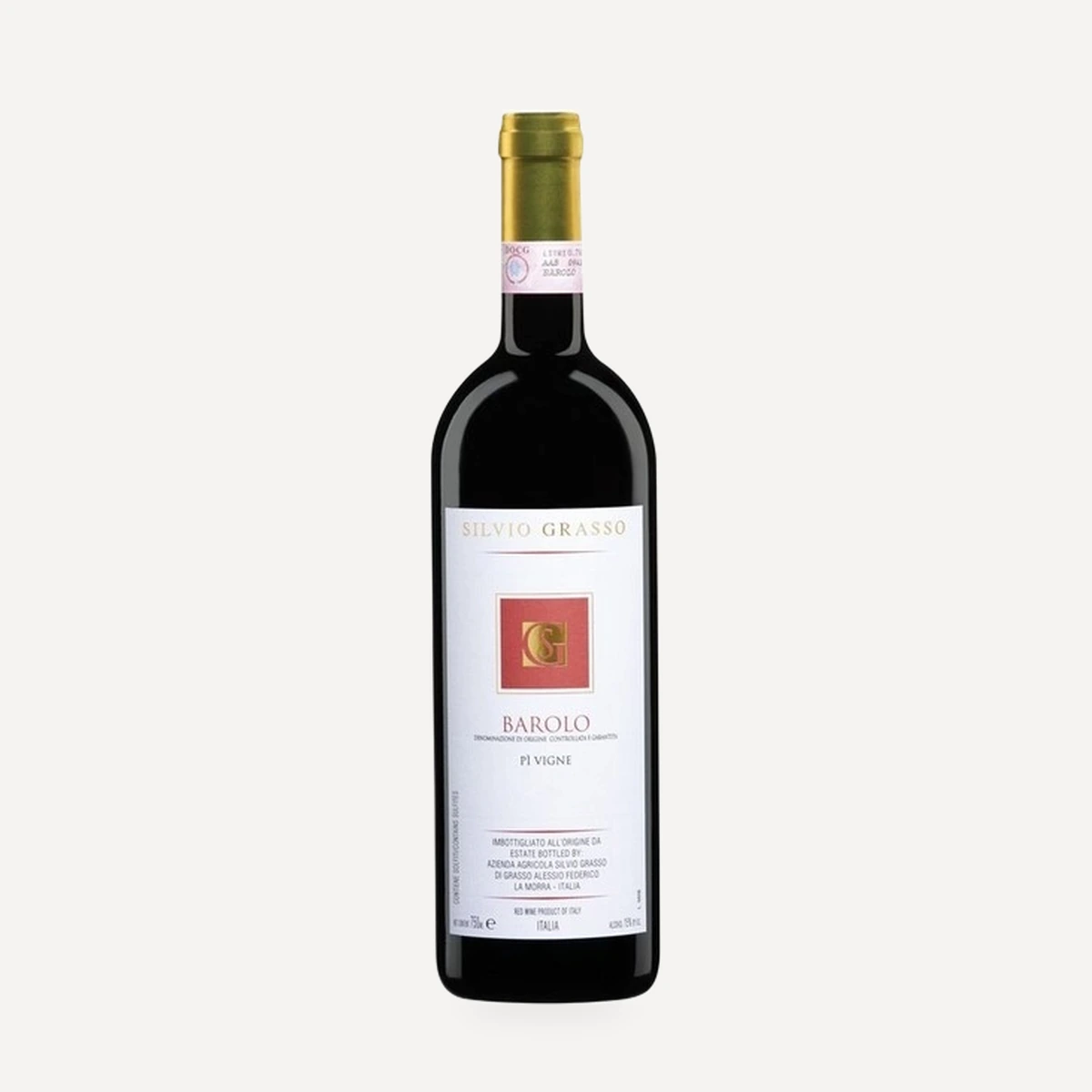 Pi Vigne Barolo DOCG wine — Silvio Grasso winery — Dionysus