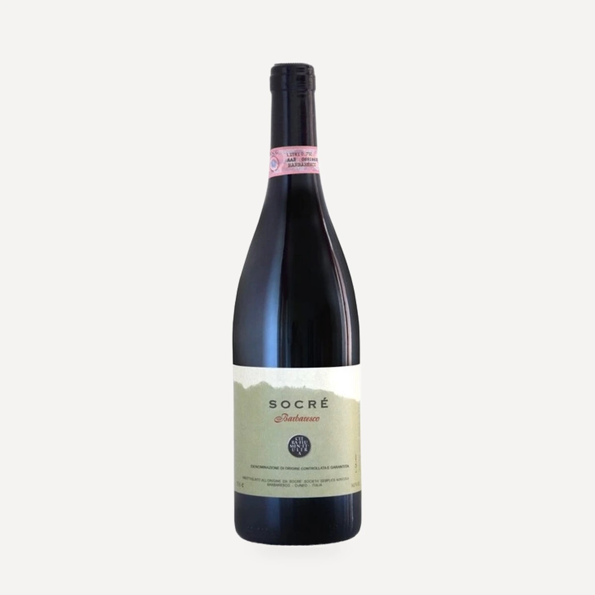 Barbaresco wine — Socre winery — Dionysus