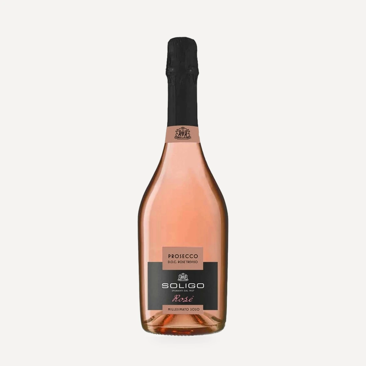 Millesimato Rose Prosecco Treviso DOC wine — Soligo winery — Dionysus