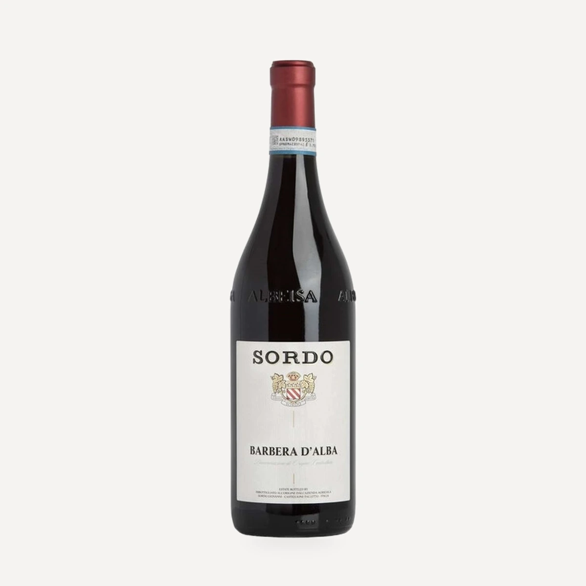 Barbera d'Alba DOC wine — Sordo winery — Dionysus