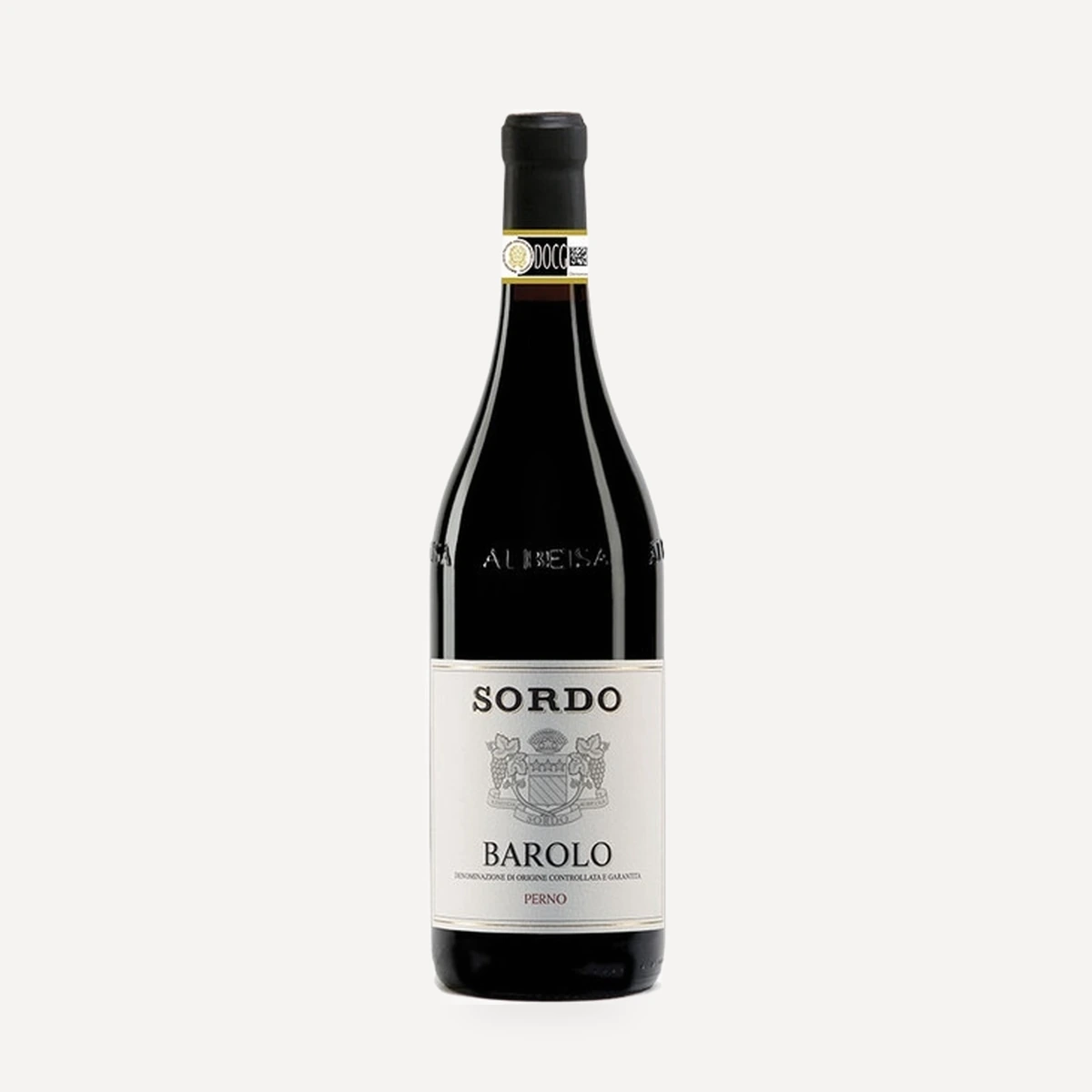 Barolo Perno DOCG wine — Sordo winery — Dionysus