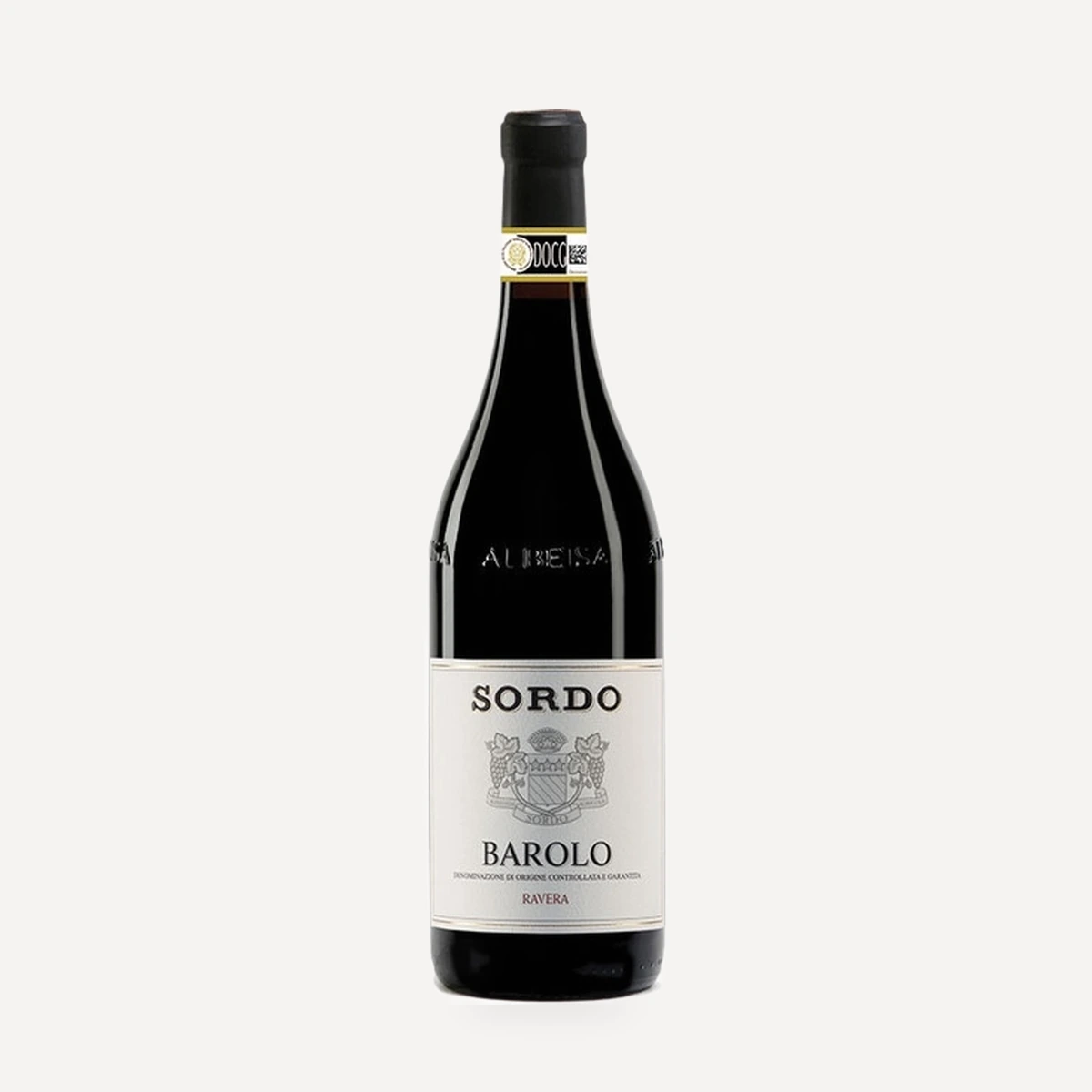 Barolo Ravera DOCG wine — Sordo winery — Dionysus