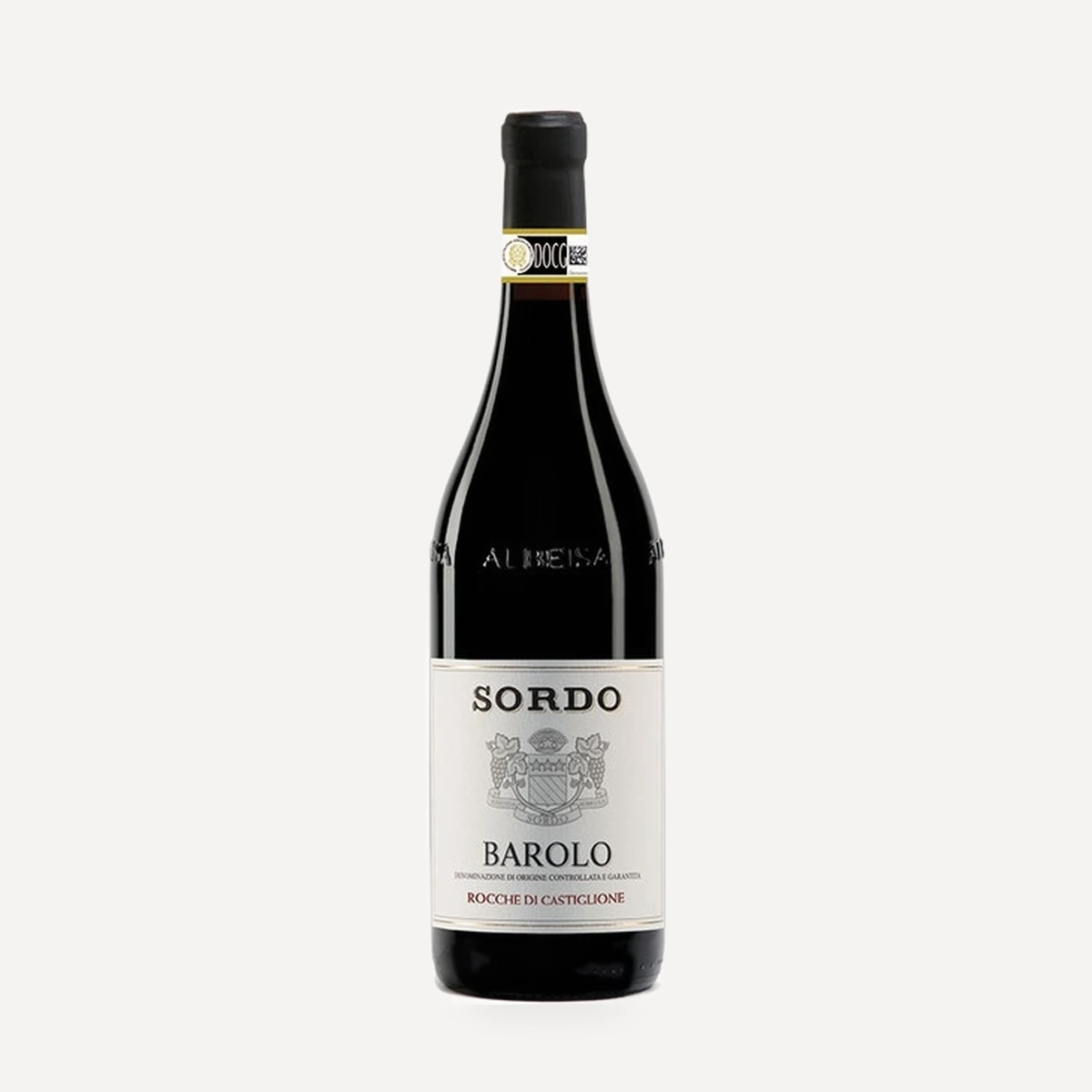 Barolo Rocche di Castiglione DOCG wine — Sordo winery — Dionysus