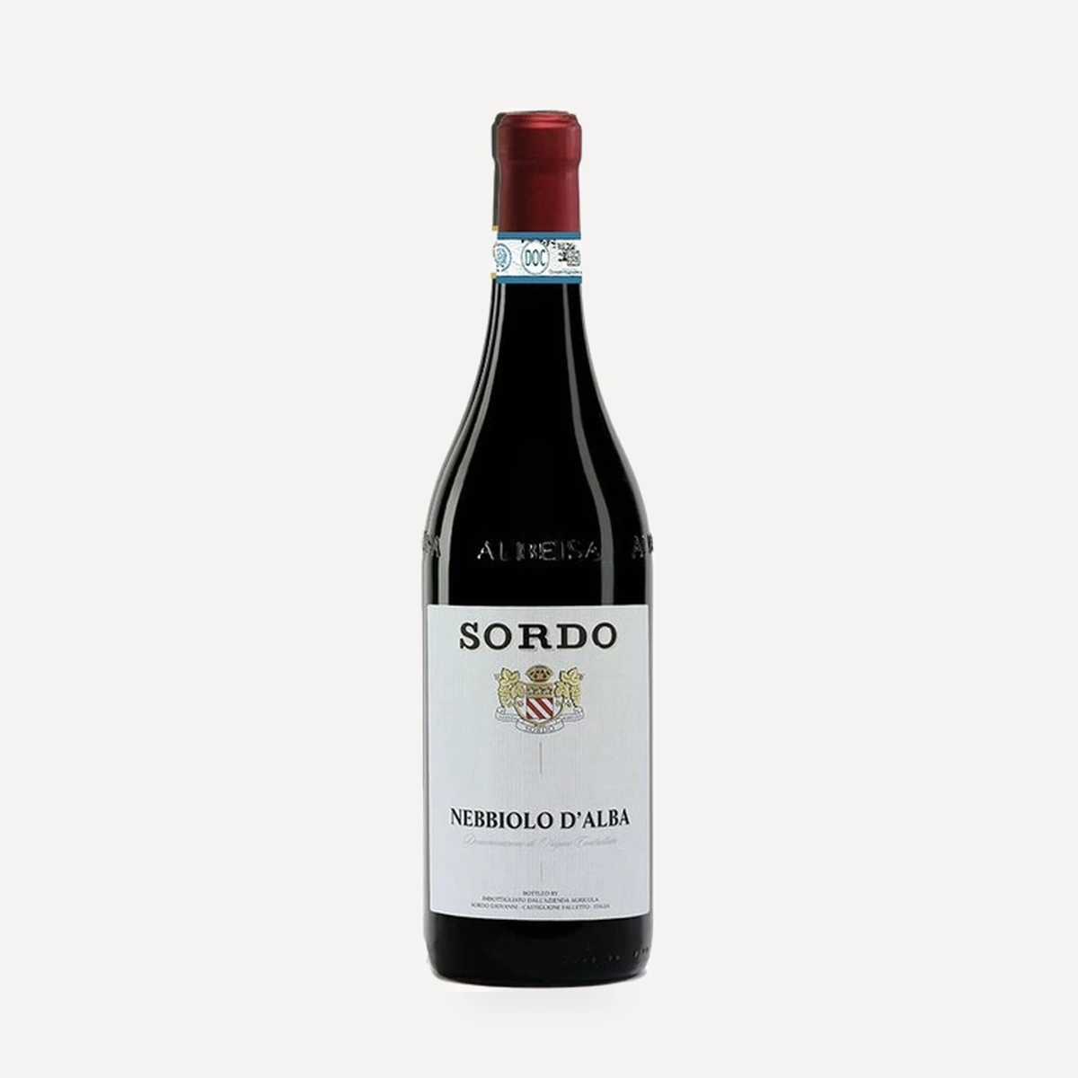 Nebbiolo d'Alba DOC wine — Sordo winery — Dionysus