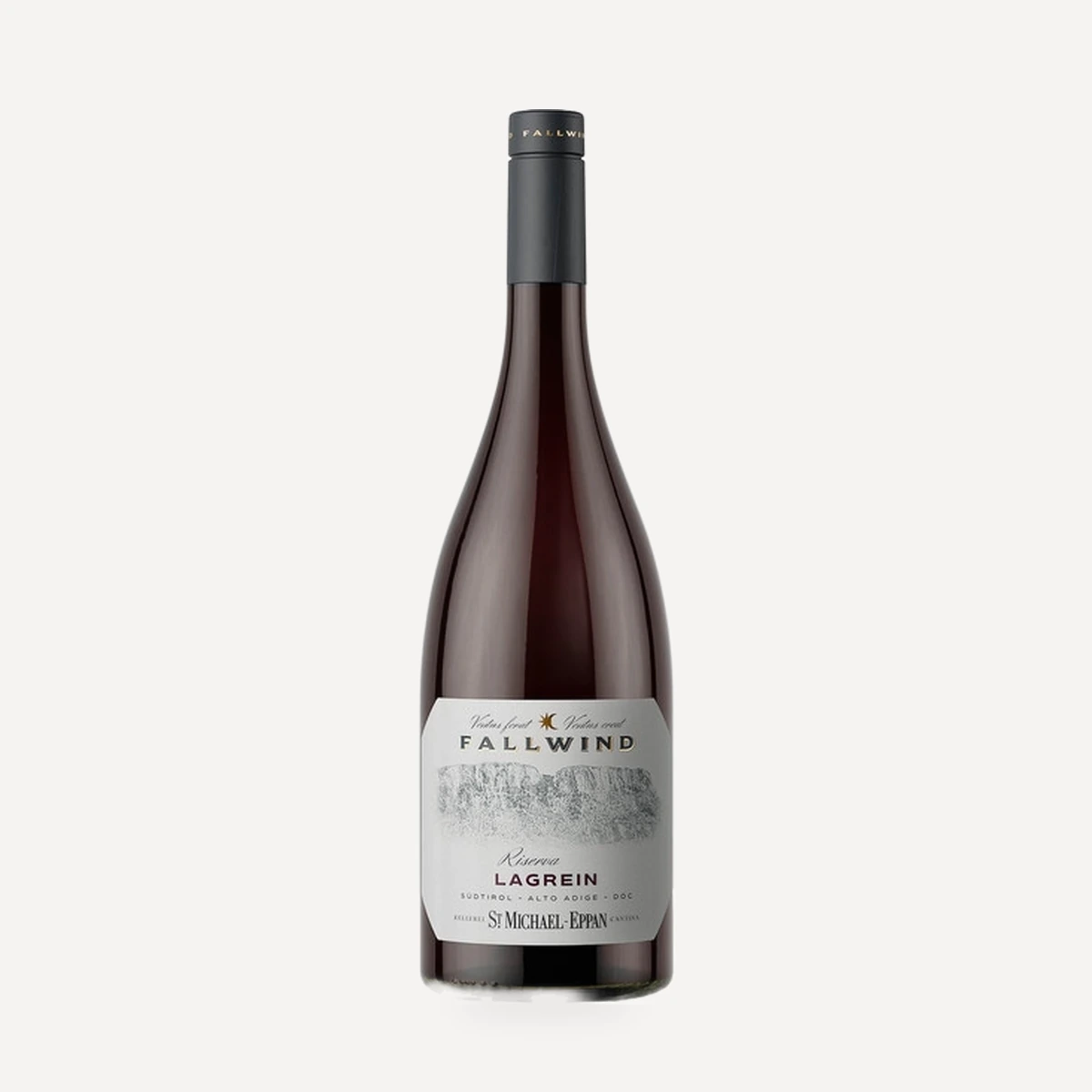 Lagrein Riserva Fallwind wine — St. Michael Eppan winery — Dionysus