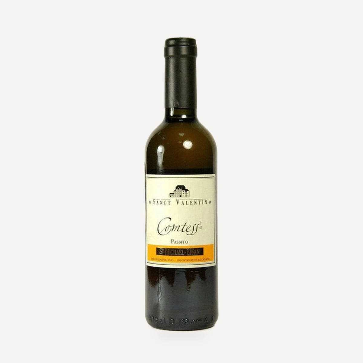 Passito Comtess Sanct Valentin wine — St. Michael Eppan winery — Dionysus