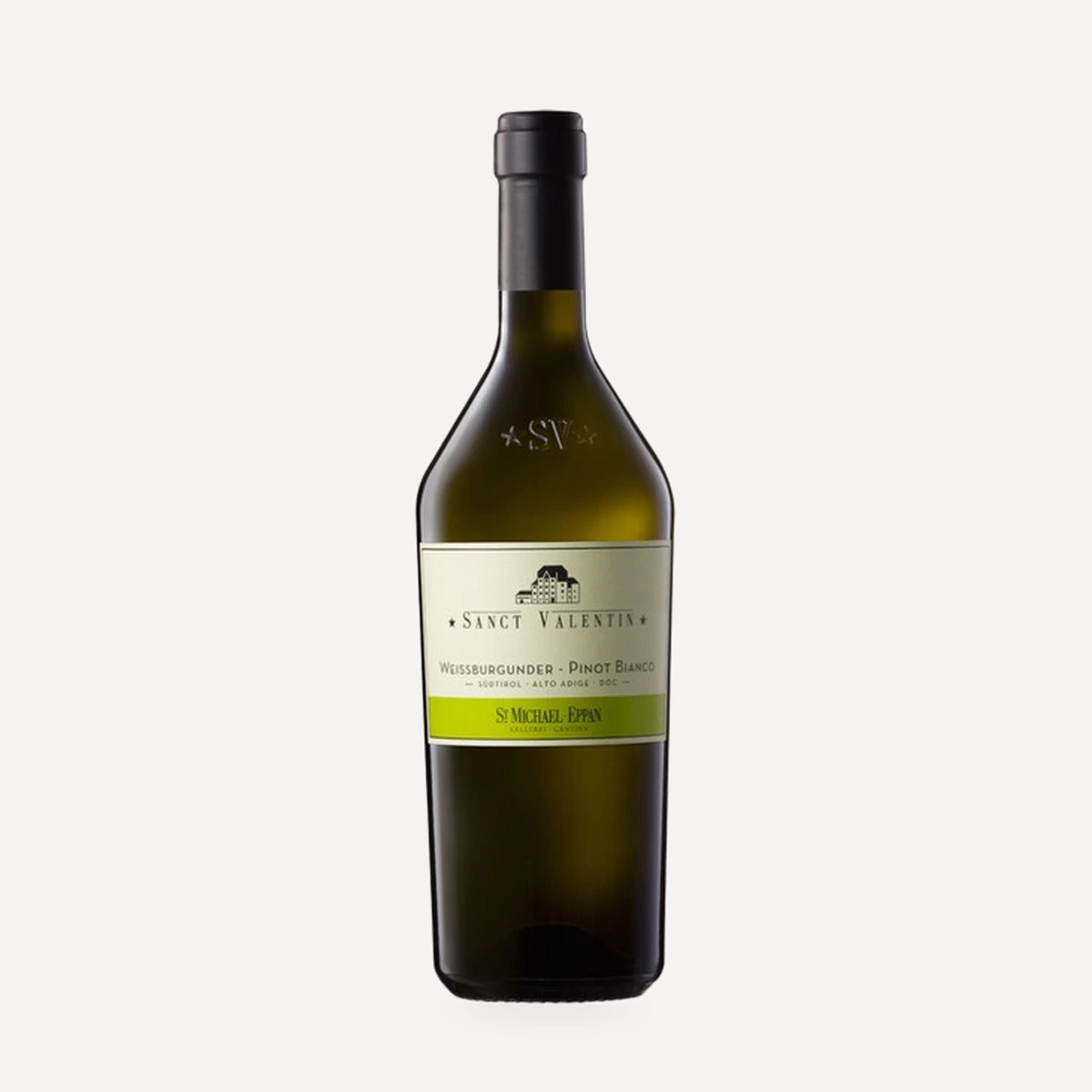 Pinot Bianco Sanct Valentin wine — St. Michael Eppan winery — Dionysus