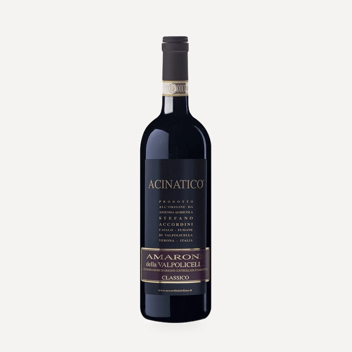Acinatico Amarone della Valpolicella Classico DOCG wine — Stefano Accordini winery — Dionysus
