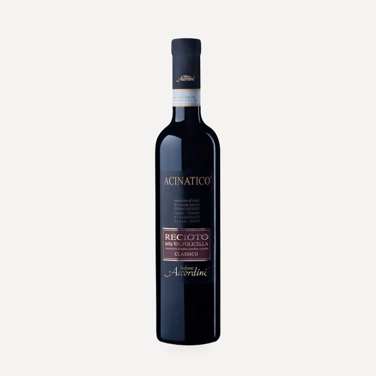 Acinatico Recioto della Valpolicella Classico DOCG wine — Stefano Accordini winery — Dionysus