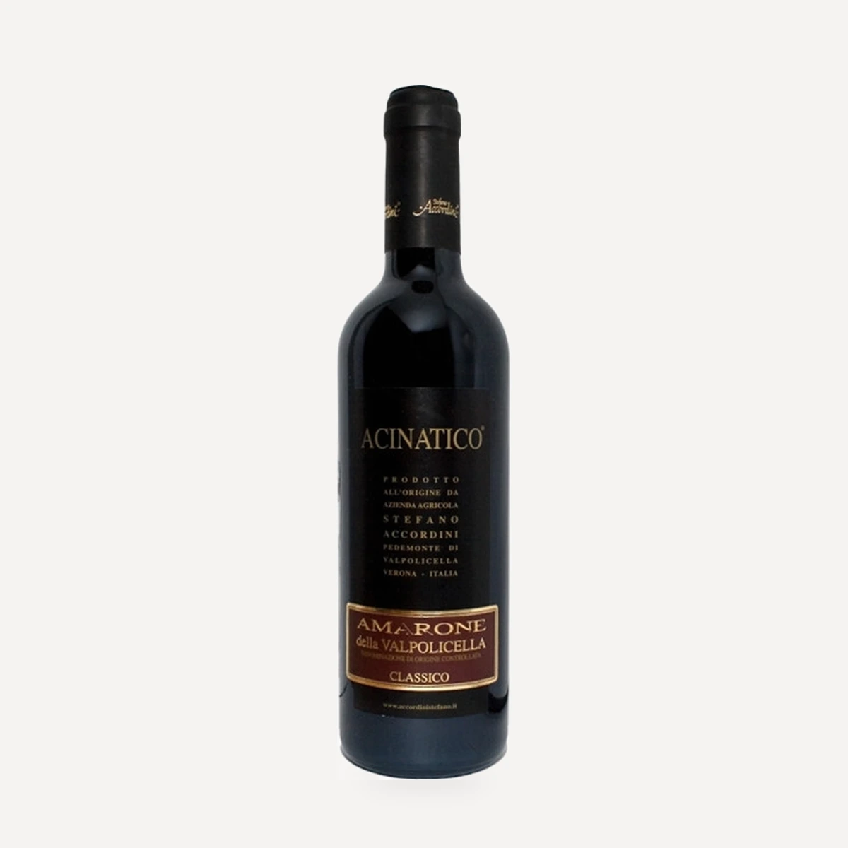 Amarone Classico Acinatico DOC wine — Stefano Accordini winery — Dionysus