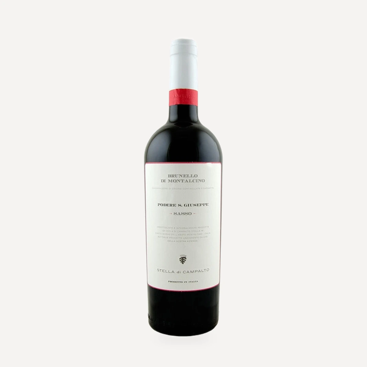 Brunello di Montalcino Sasso DOCG wine — Stella di Campalto (Podere S.Giuseppe) winery — Dionysus