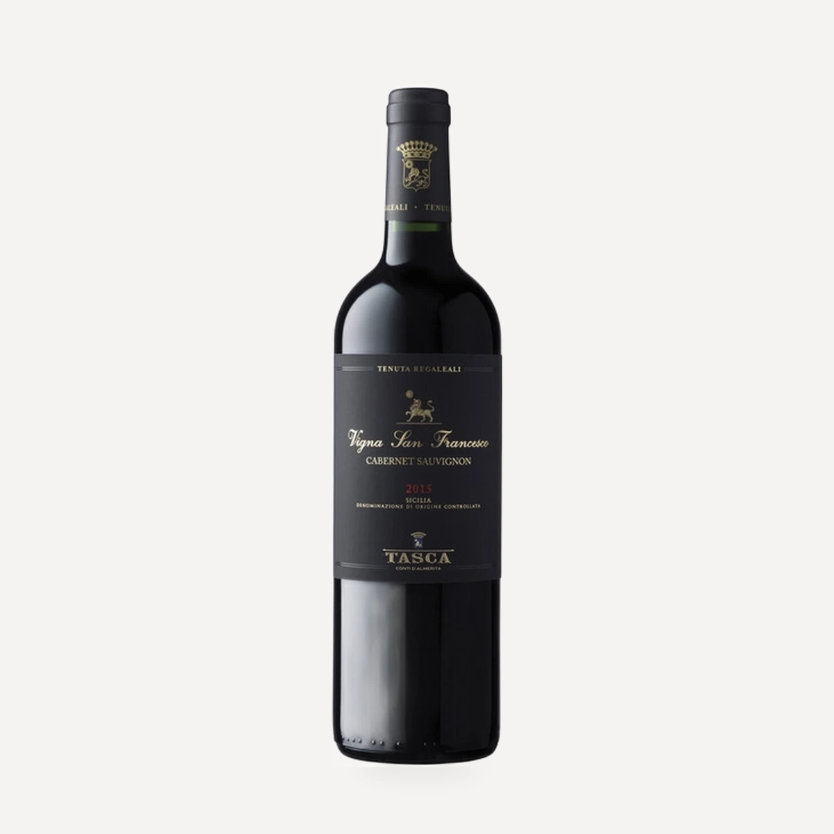 Cabernet Sauvignon Vigna San Francesco wine — Tasca Conti Almerita winery — Dionysus