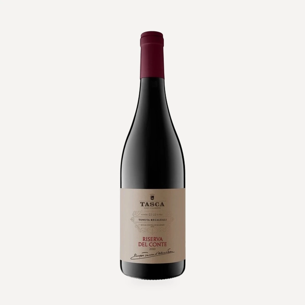 Riserva del Conte Contea di Sclafani DOC wine — Tasca Conti Almerita winery — Dionysus
