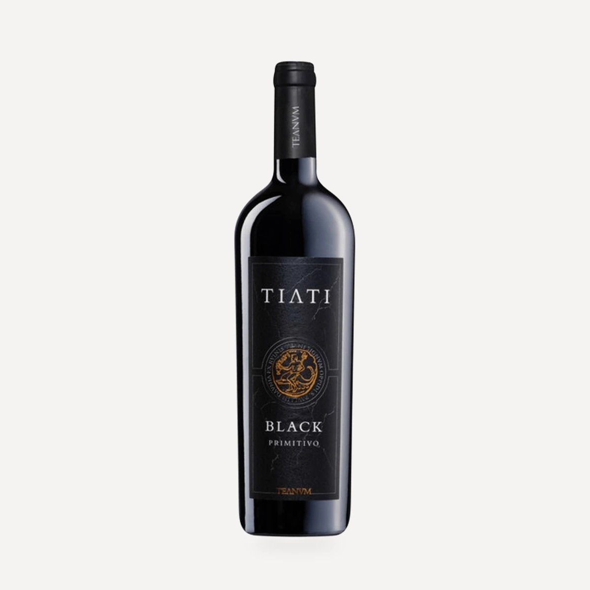 Tiati Black Primitivo Puglia IGT wine — Teanum winery — Dionysus