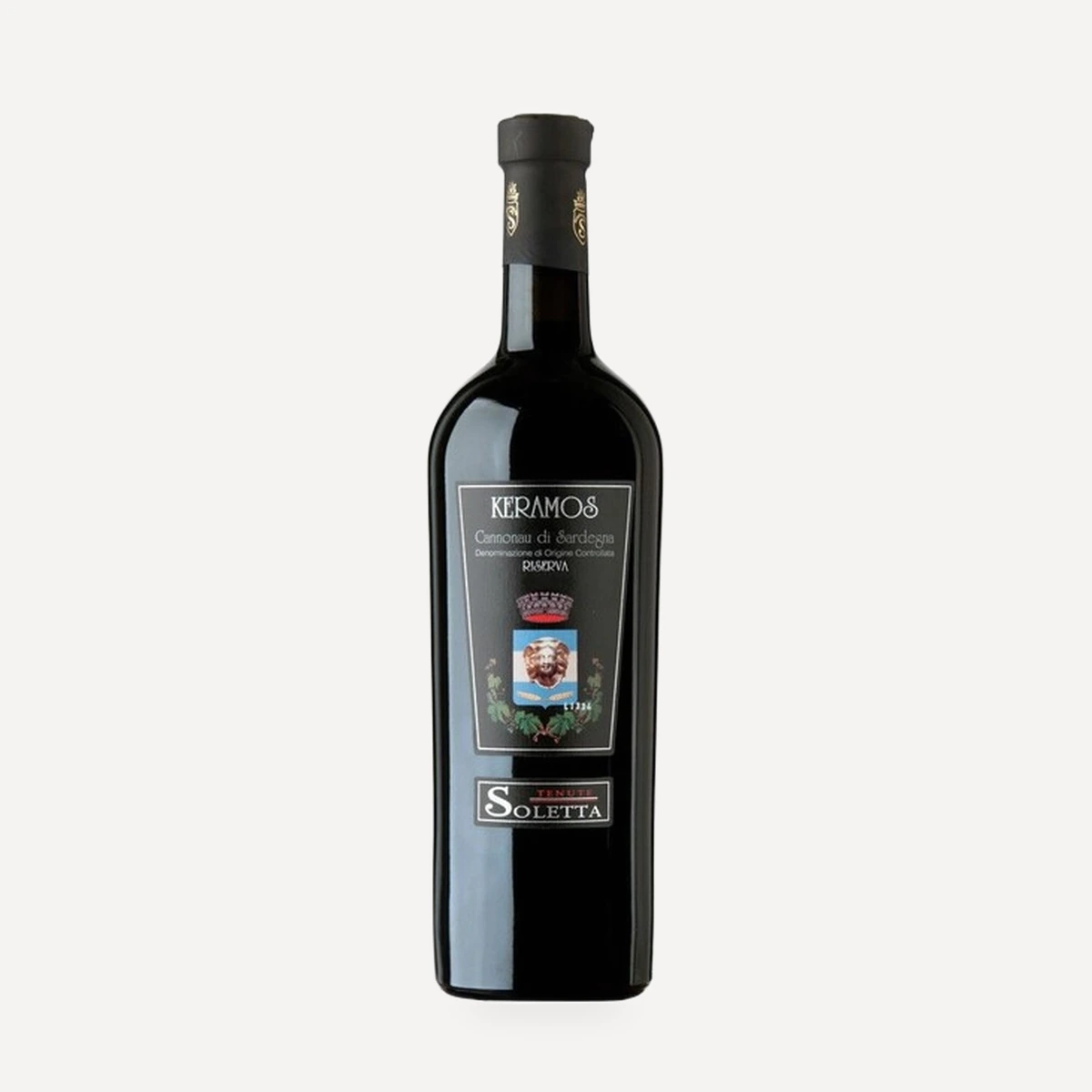 Keramos Riserva Cannonau di Sardegna DOC wine — Tenute Soletta winery — Dionysus