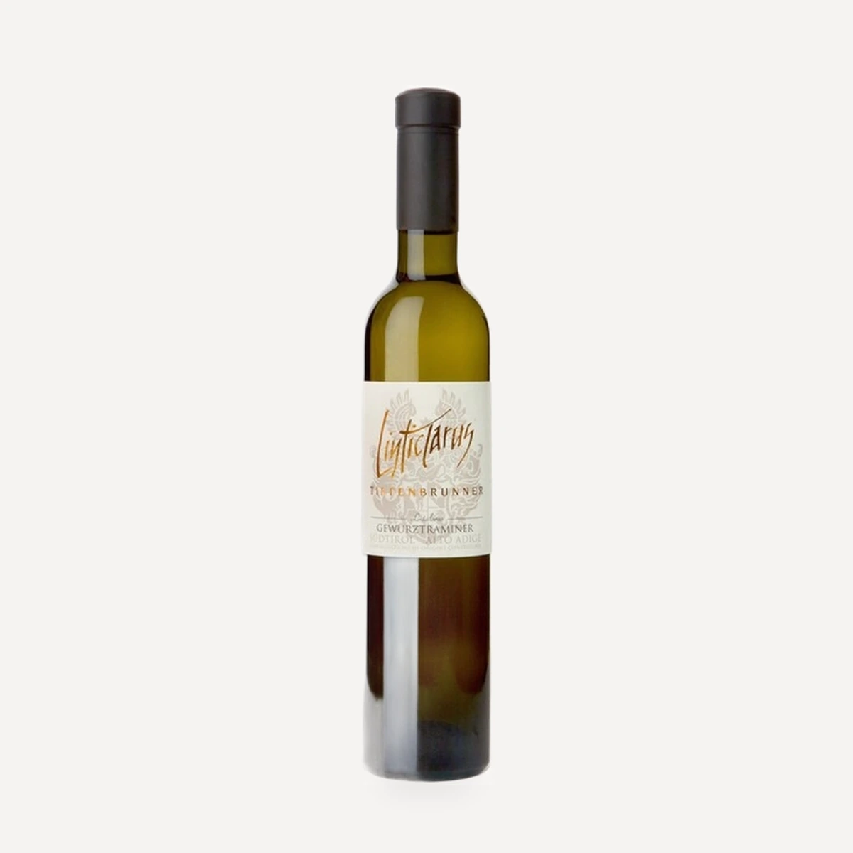 Linticlarus Gewürztraminer Late Harvest Südtirol Alto Adige DOC wine — Tiefenbrunner winery — Dionysus