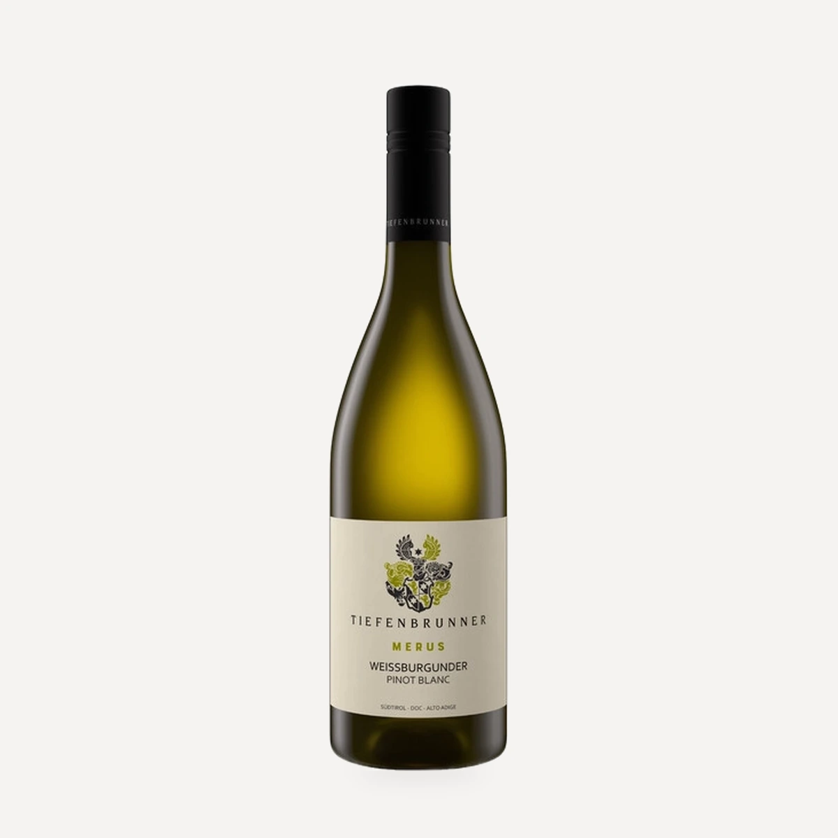 Merus Pinot Blanc Südtirol Alto Adige DOC wine — Tiefenbrunner winery — Dionysus