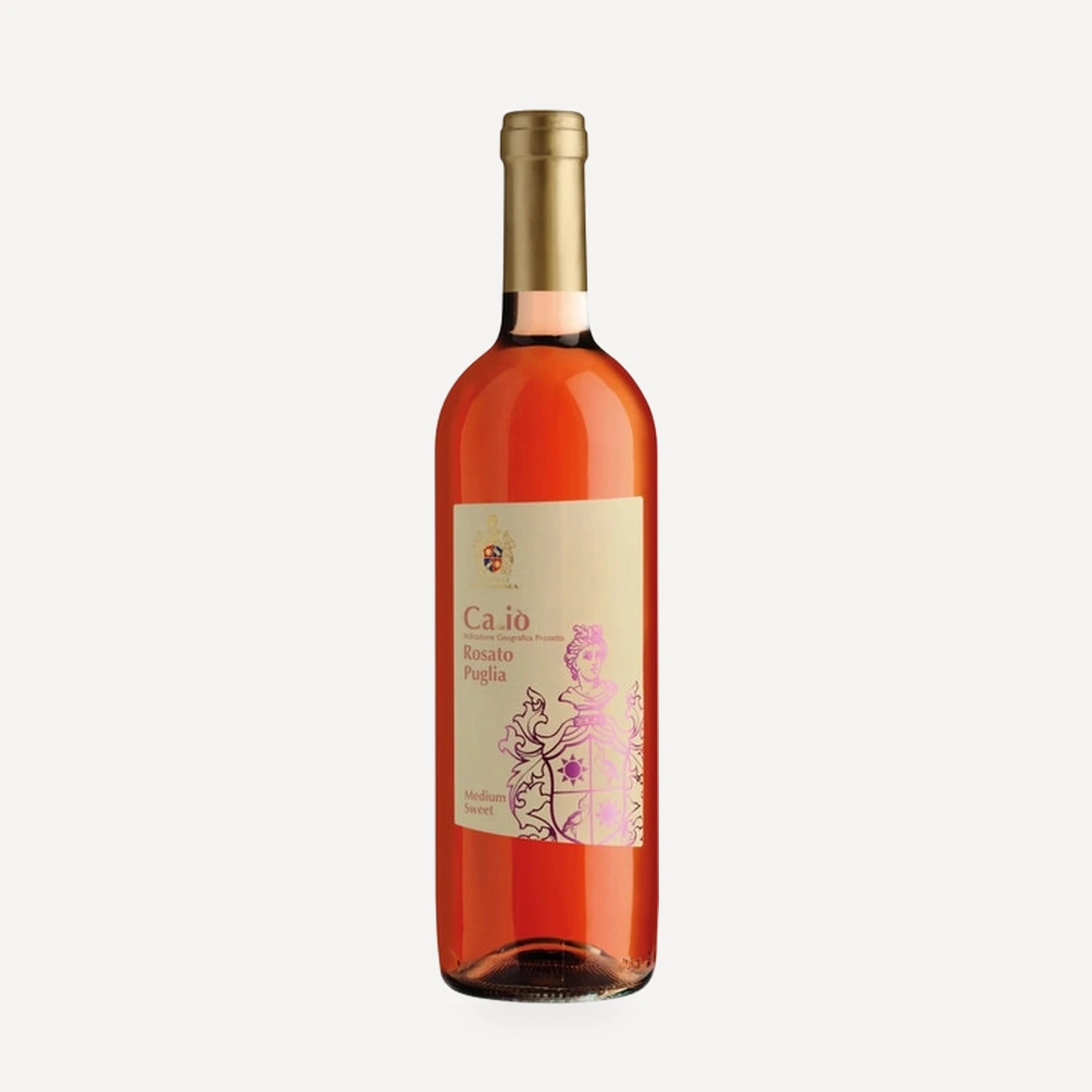 Ca de Io Rosato Medium Sweet Puglia IGP wine — Tinazzi winery — Dionysus