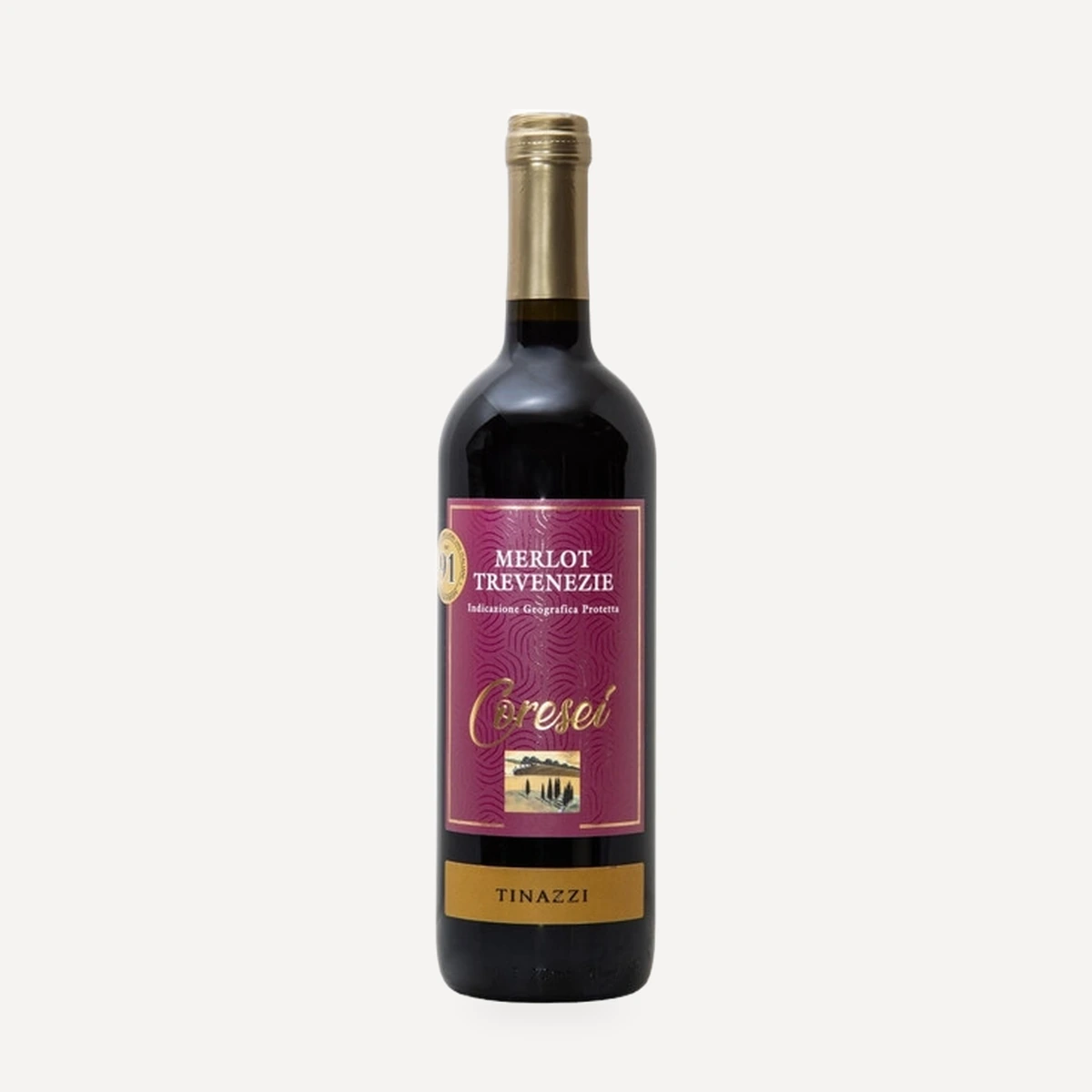 Coresei Merlot Trevenezie IGP wine — Tinazzi winery — Dionysus