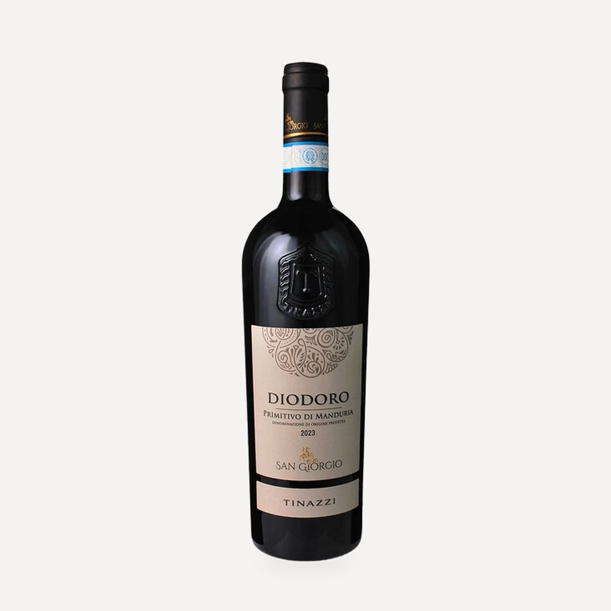 Diodoro Primitivo di Manduria DOP wine — Tinazzi winery — Dionysus