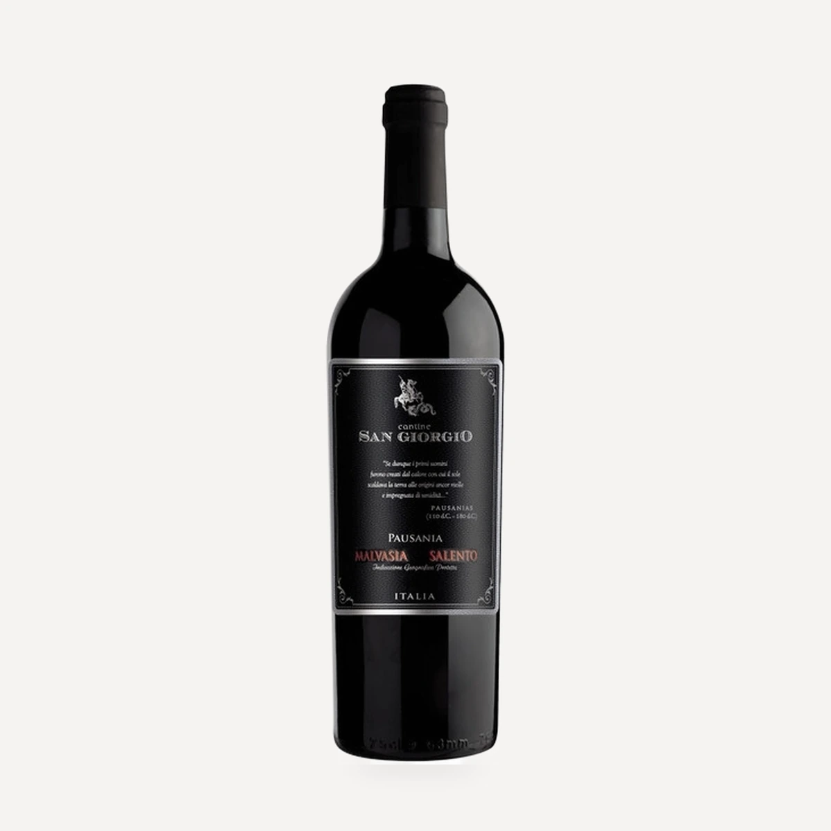 Pausania Malvasia Nera Salento IGP wine — Tinazzi winery — Dionysus