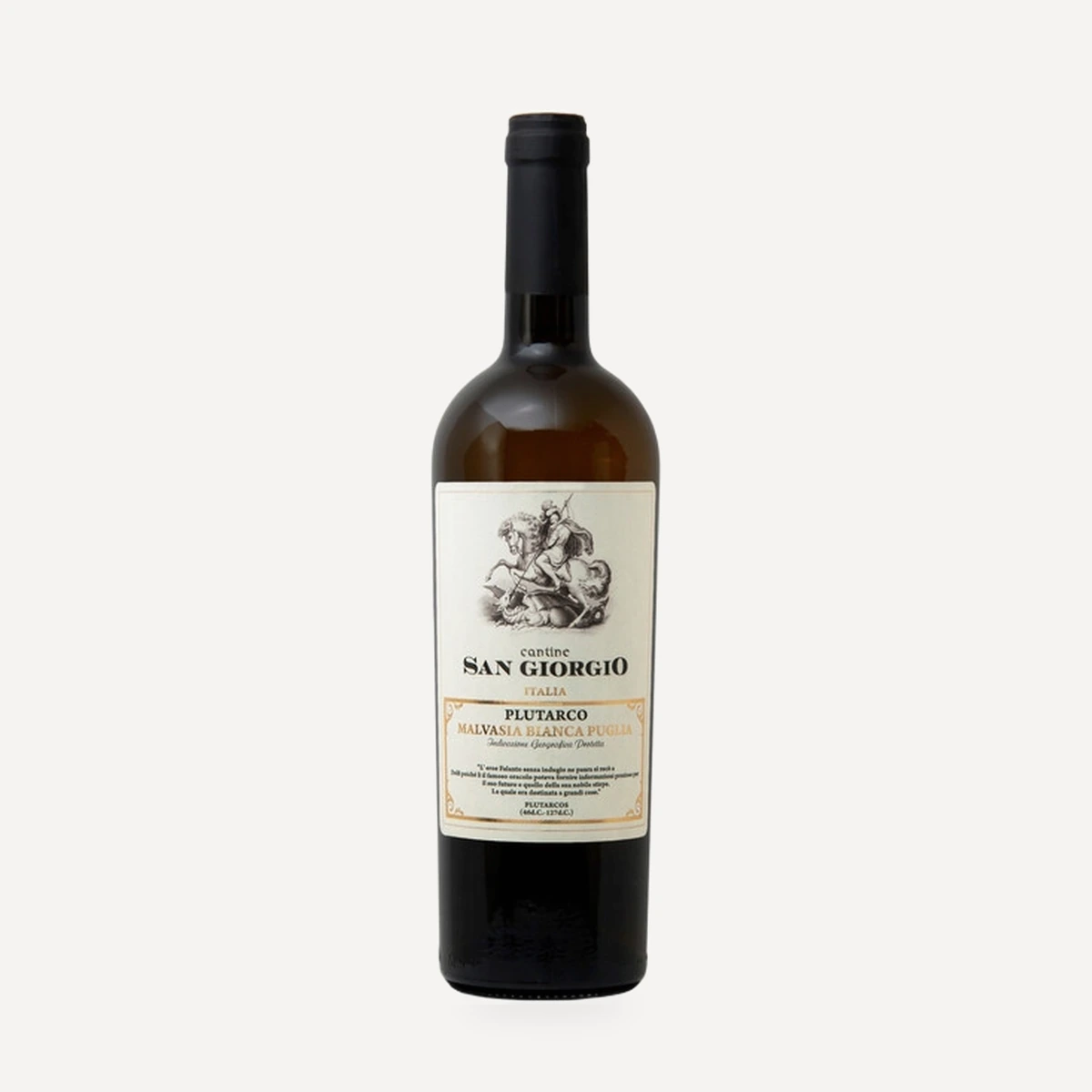 Plutarco Malvasia Bianca Puglia IGP wine — Tinazzi winery — Dionysus