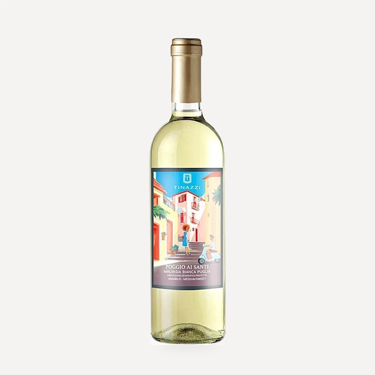 Poggio ai Santi Malvasia Bianca Medium Sweet Puglia IGP wine — Tinazzi winery — Dionysus