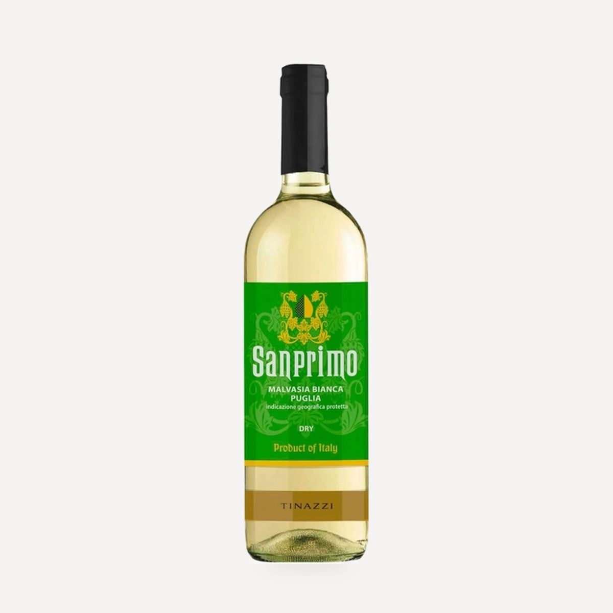 Sanprimo Malvasia Bianca Dry Puglia IGP wine — Tinazzi winery — Dionysus