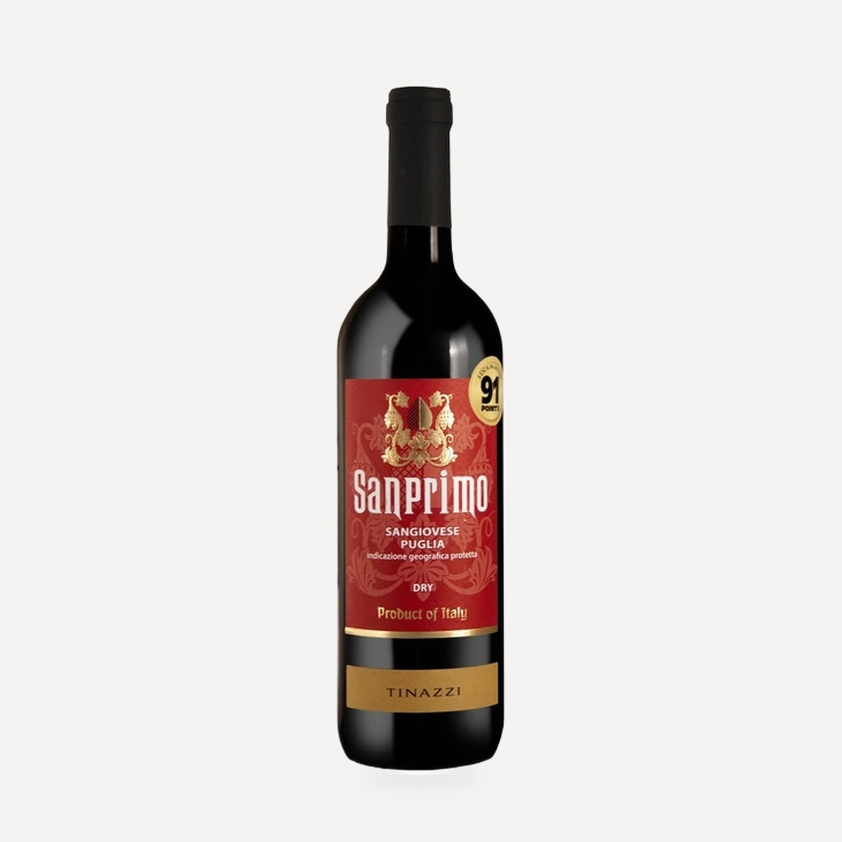 Sanprimo Sangiovese Dry Puglia IGP wine — Tinazzi winery — Dionysus