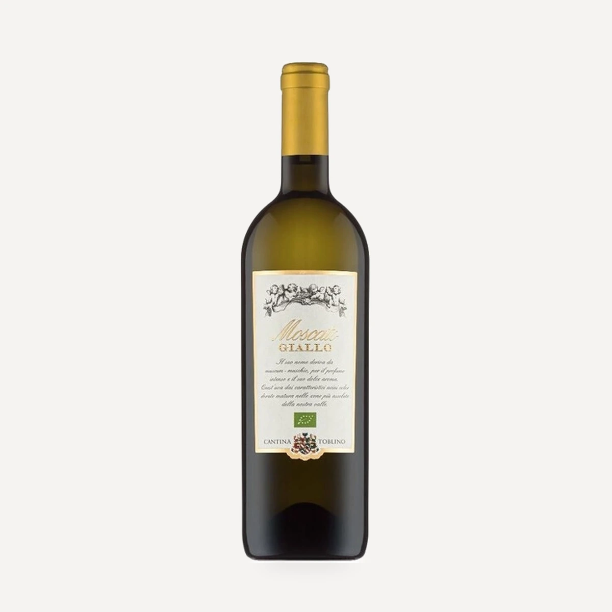 Moscato Giallo Trentino DOC wine — Toblino winery — Dionysus