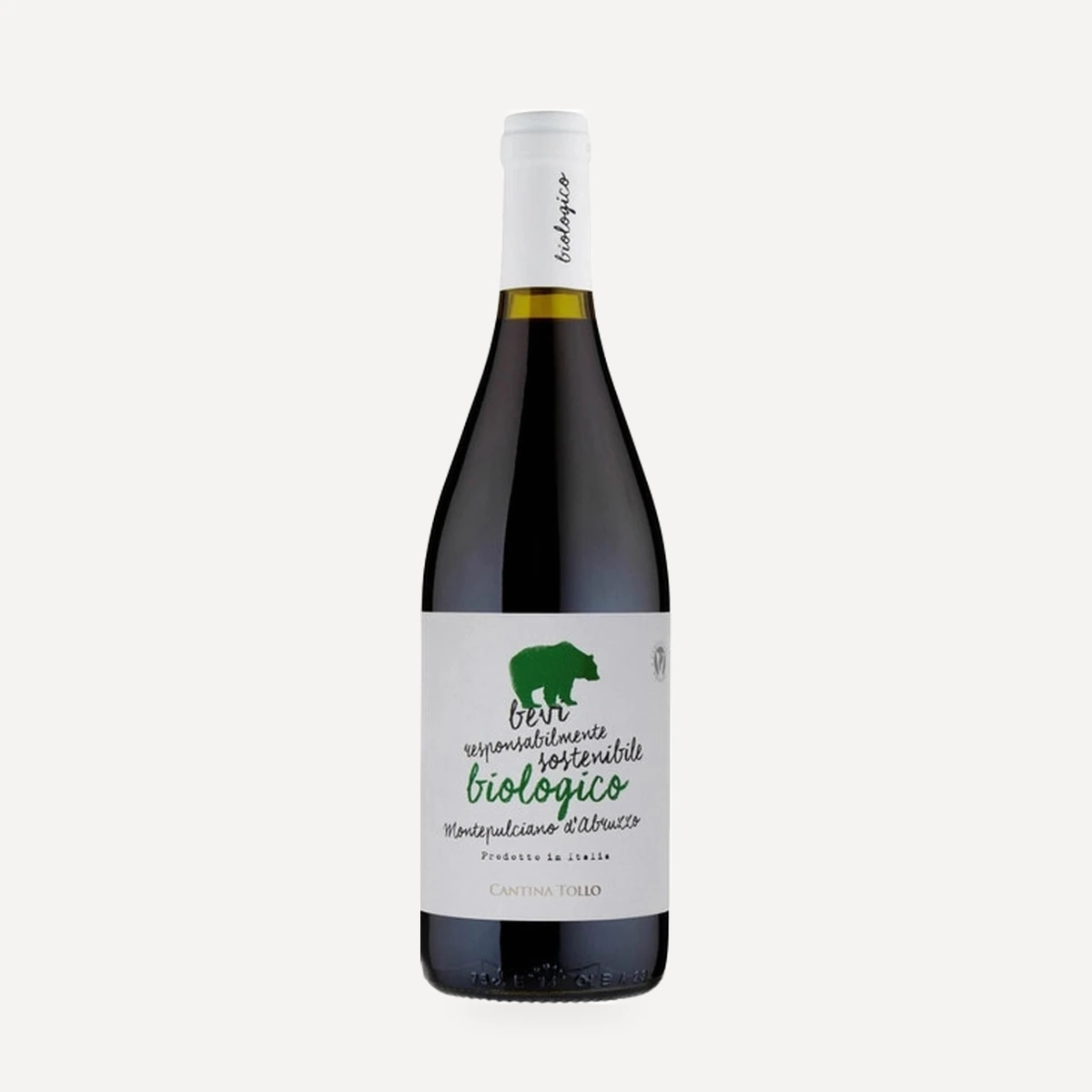 Biologico Montepulciano d'Abruzzo Label Animals DOP wine — Tollo winery — Dionysus