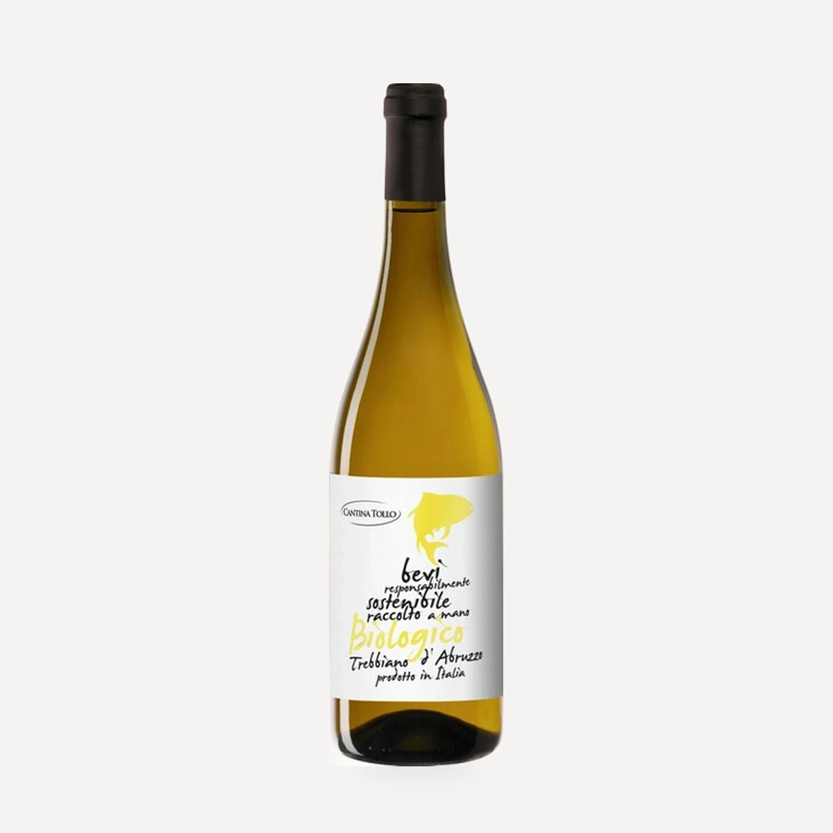 Biologico Trebbiano d'Abruzzo Label Animals DOP wine — Tollo winery — Dionysus