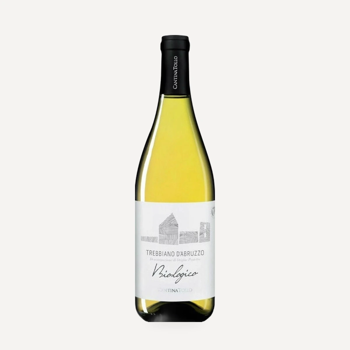 Biologico Trebbiano d'Abruzzo Label Houses DOP wine — Tollo winery — Dionysus
