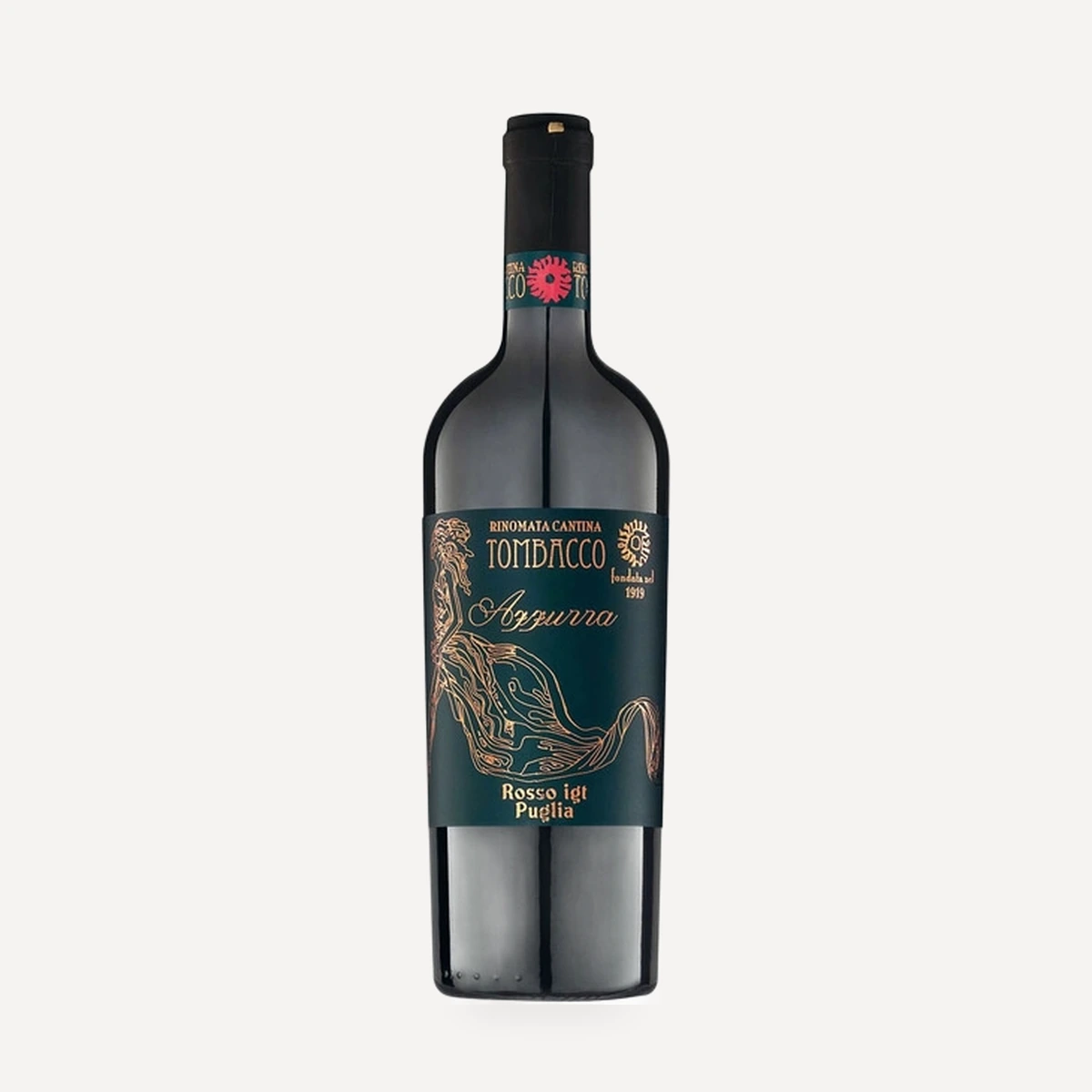 Azzurra Rosso Puglia IGT wine — Tombacco winery — Dionysus