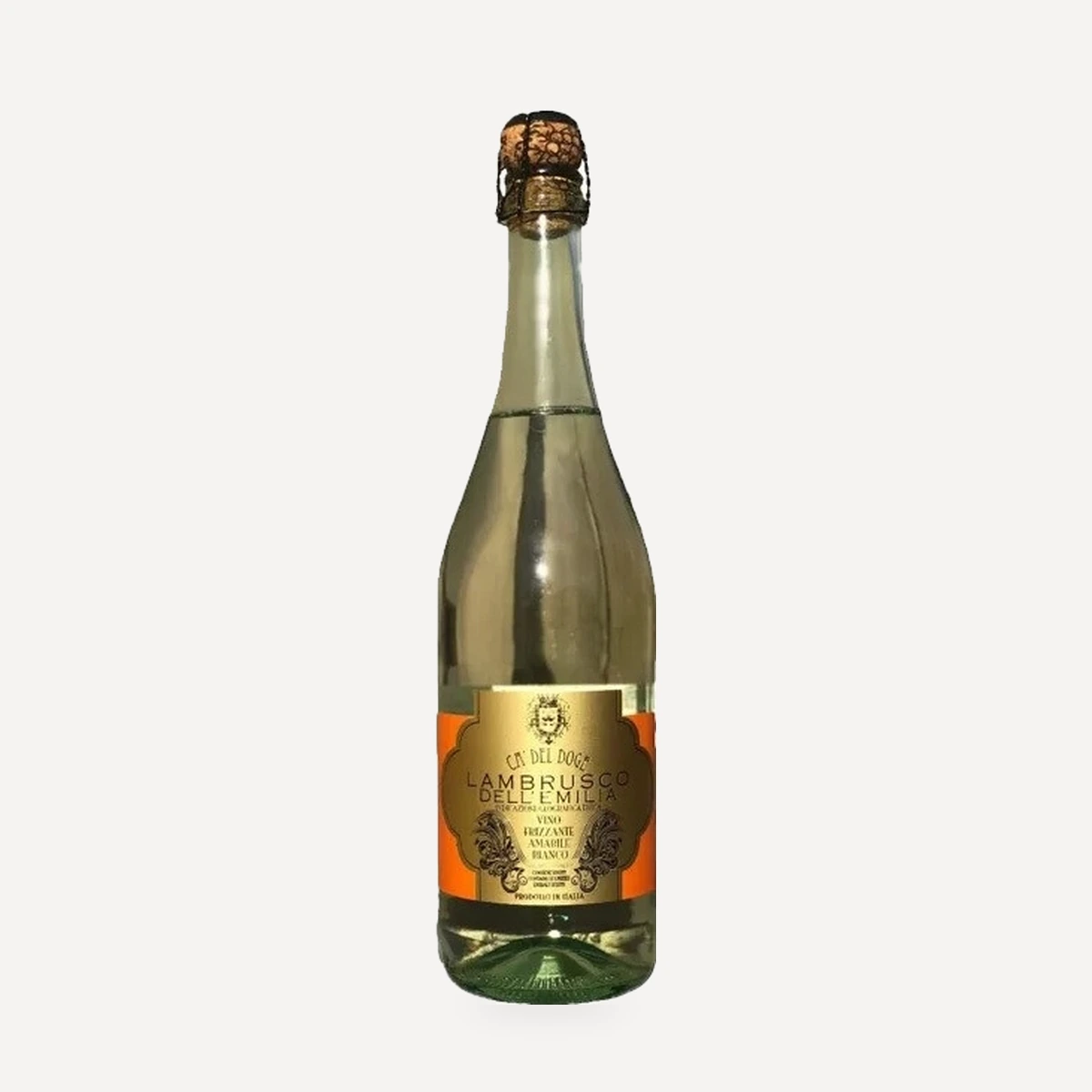 Ca'del Doge Lambrusco dell'Emilia Bianco IGT wine — Tombacco winery — Dionysus
