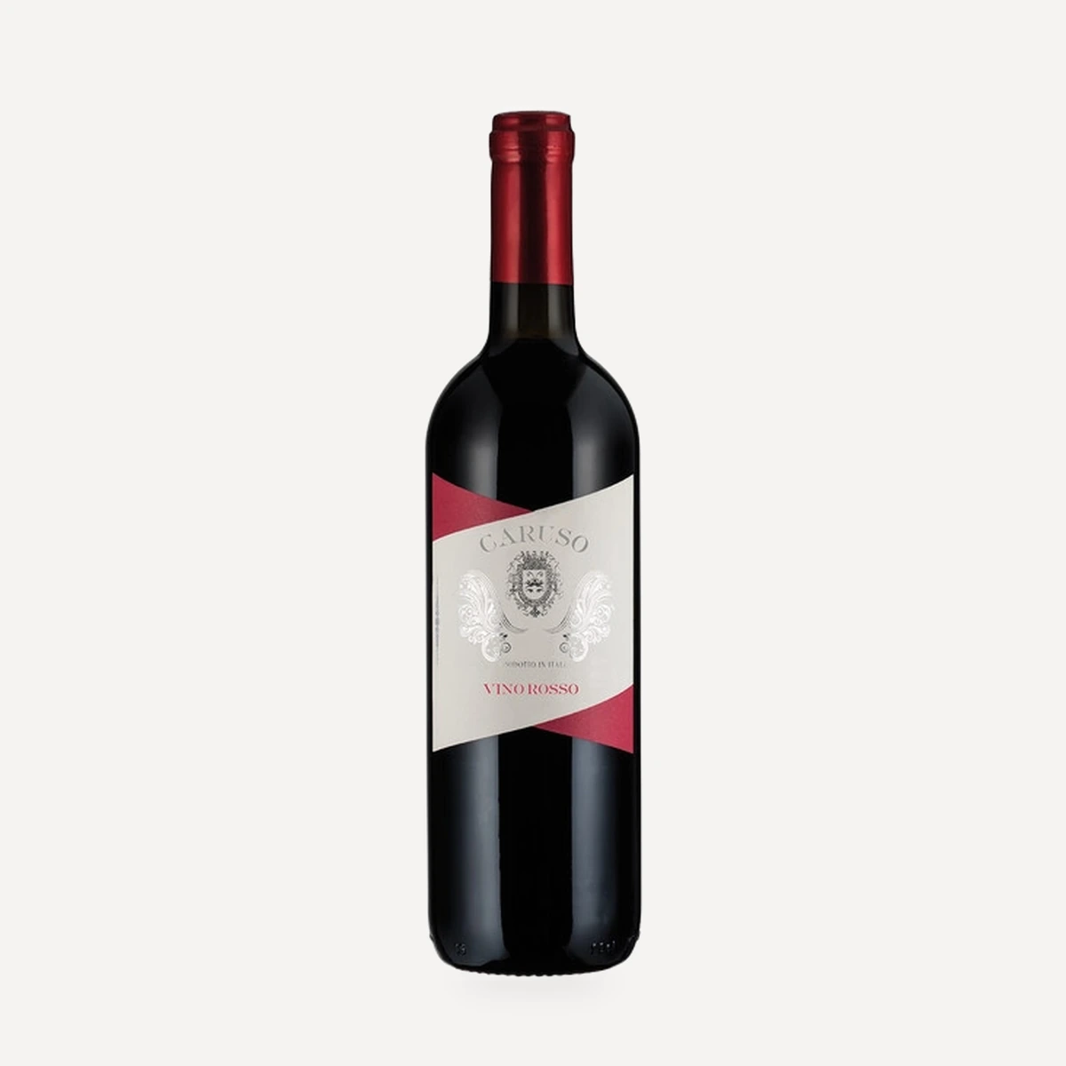 Caruso Rosso wine — Tombacco winery — Dionysus