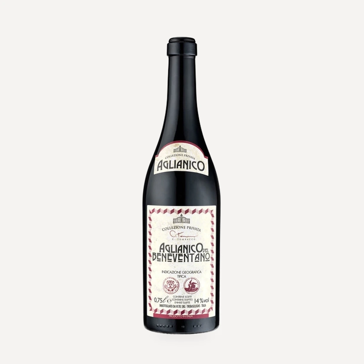 Collezione Privata Aglianico del Beneventano IGT wine — Tombacco winery — Dionysus