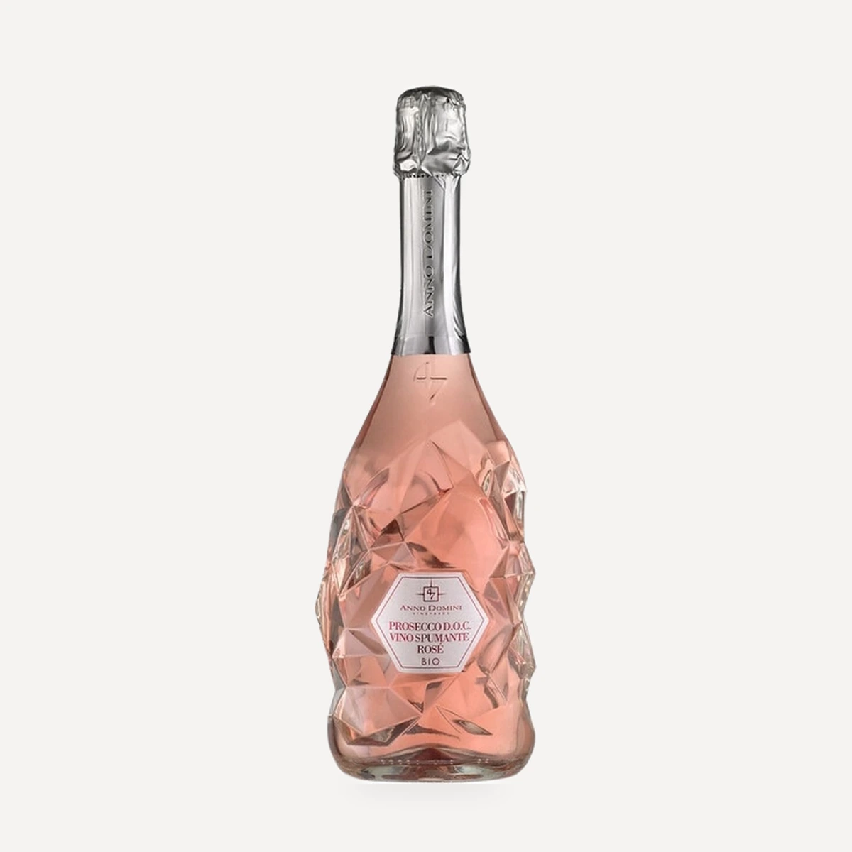 Diamante Prosecco Rose Extra Dry Bio Millesimato DOC wine — Tombacco winery — Dionysus
