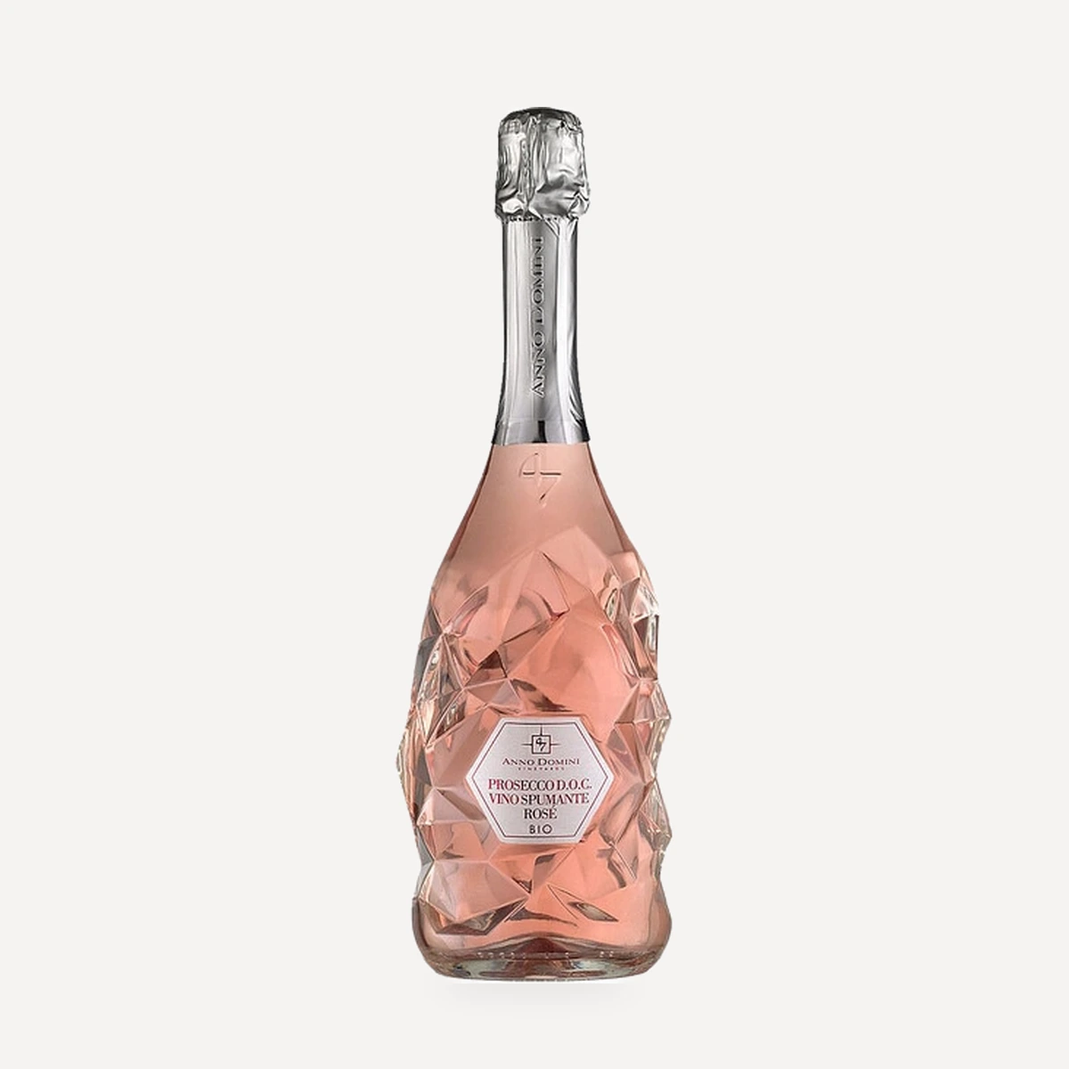 Diamante Spumante Rose Extra Dry Bio wine — Tombacco winery — Dionysus