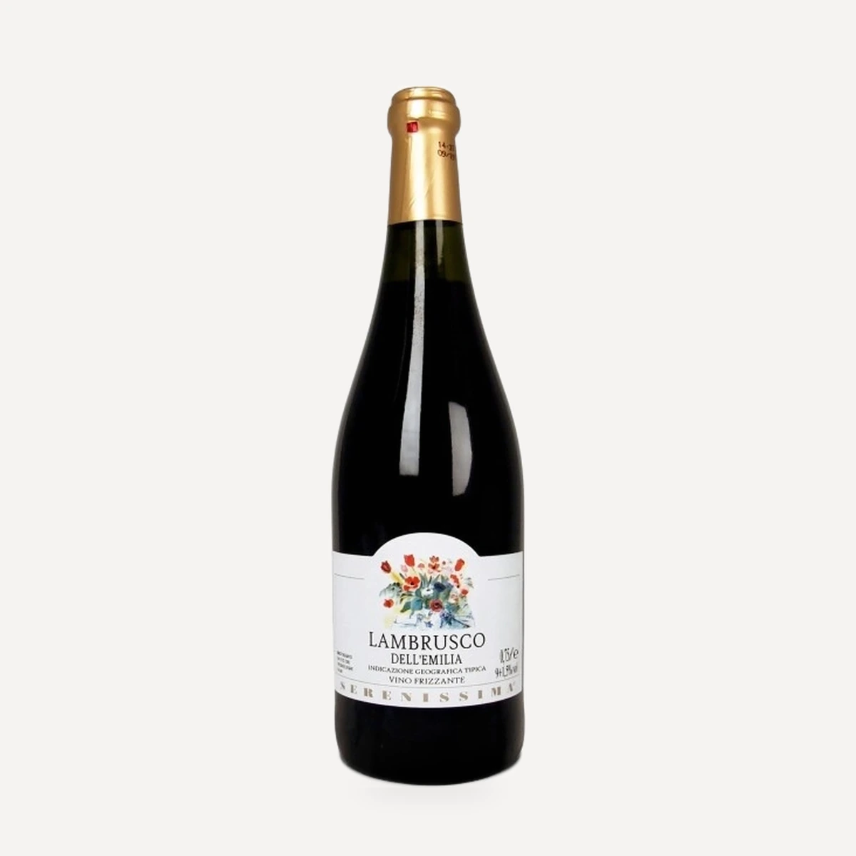 Lambrusco Dell'Emilia IGT wine — Tombacco winery — Dionysus