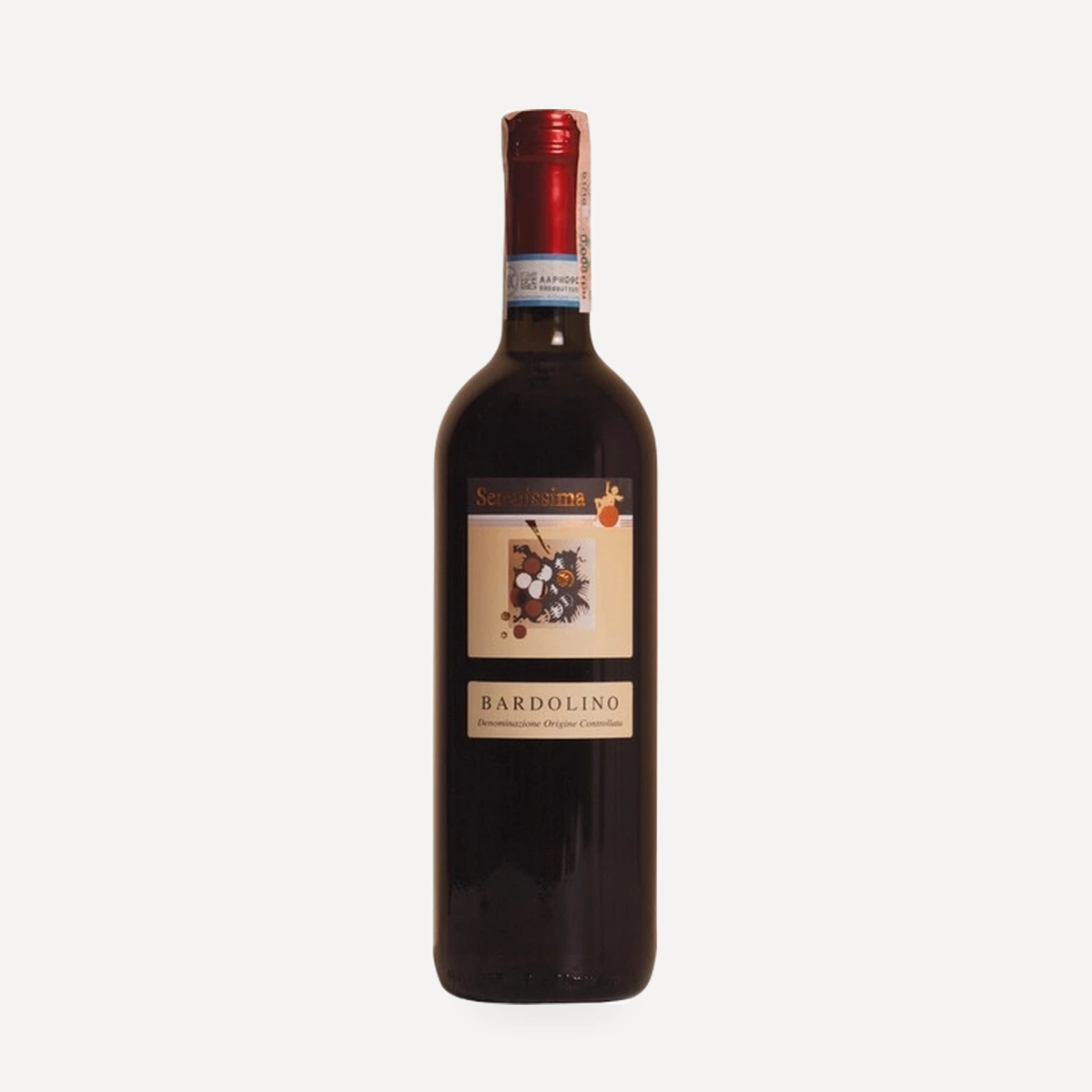 Serenissima Bardolino DOC wine — Tombacco winery — Dionysus