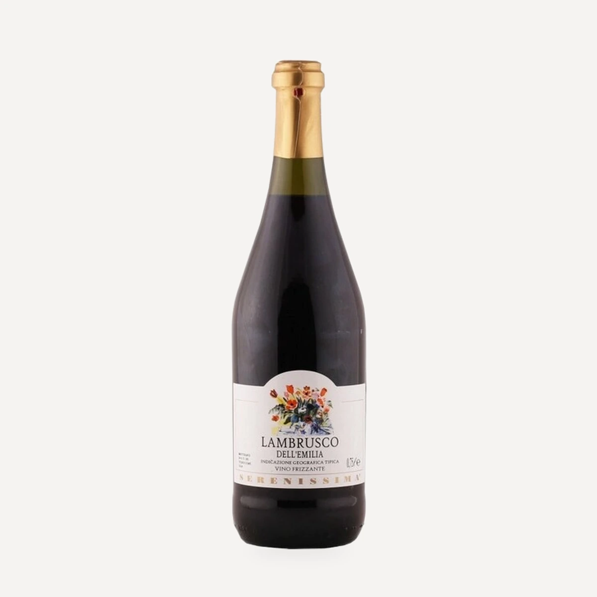 Serenissima Lambrusco Dell'Emilia IGT wine — Tombacco winery — Dionysus