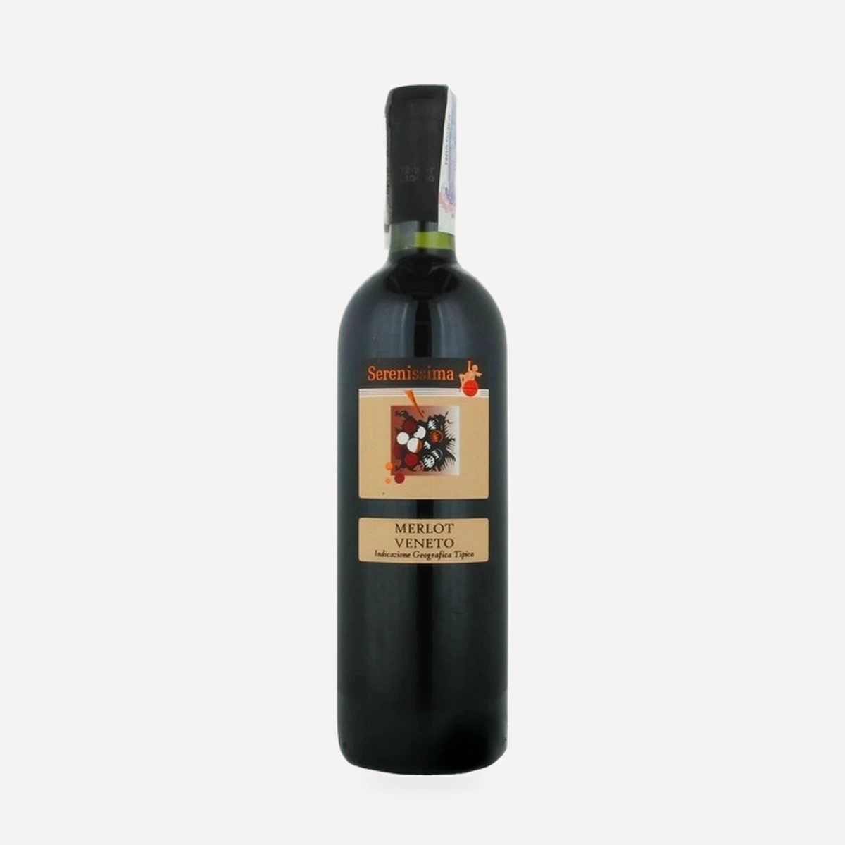 Serenissima Merlot wine — Tombacco winery — Dionysus