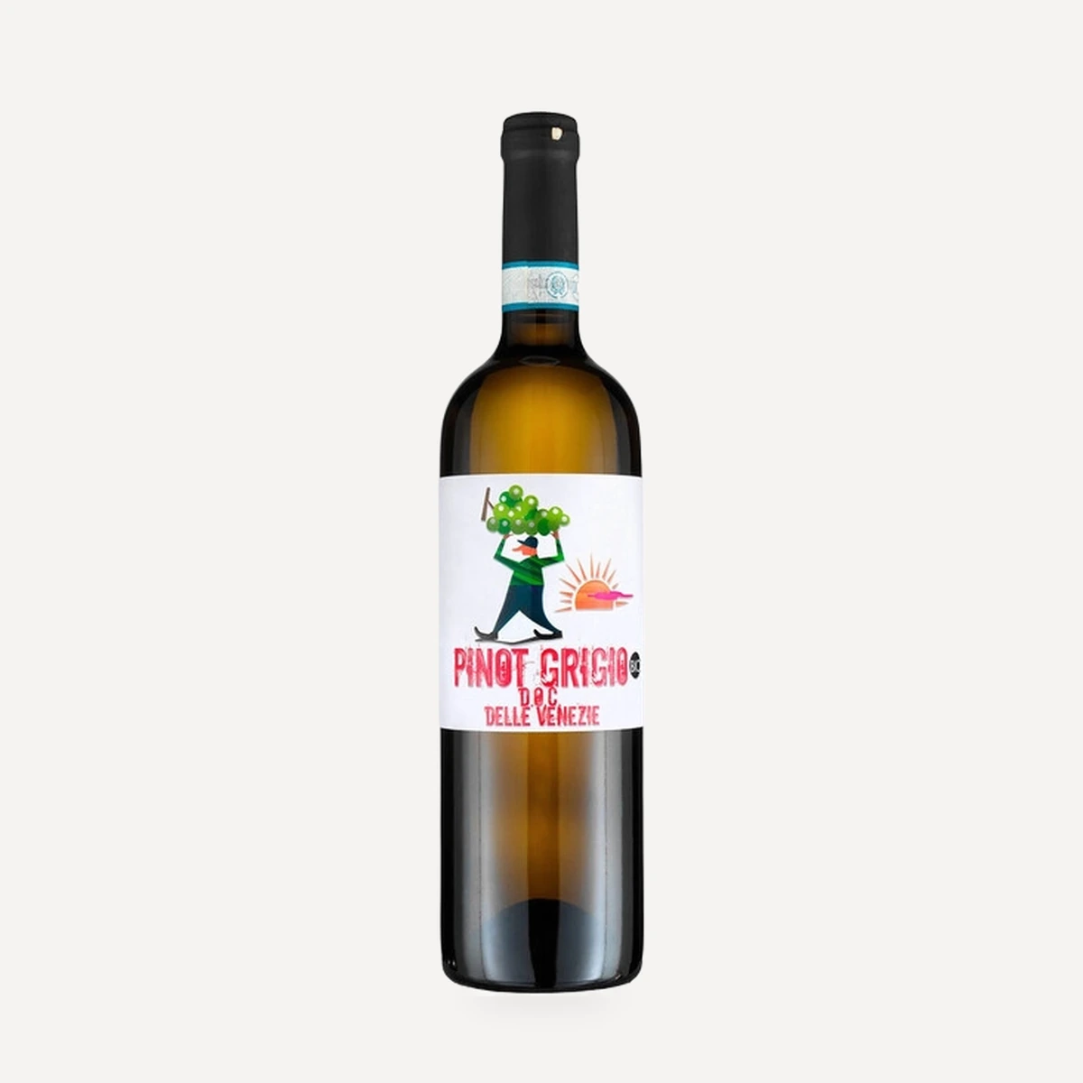 Trevisana Pinot Grigio delle Venezie Bio Vegan DOC wine — Tombacco winery — Dionysus