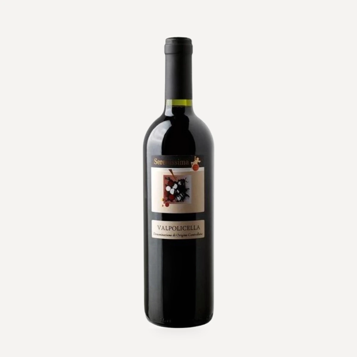 Valpolicella Serenissima DOC wine — Tombacco winery — Dionysus