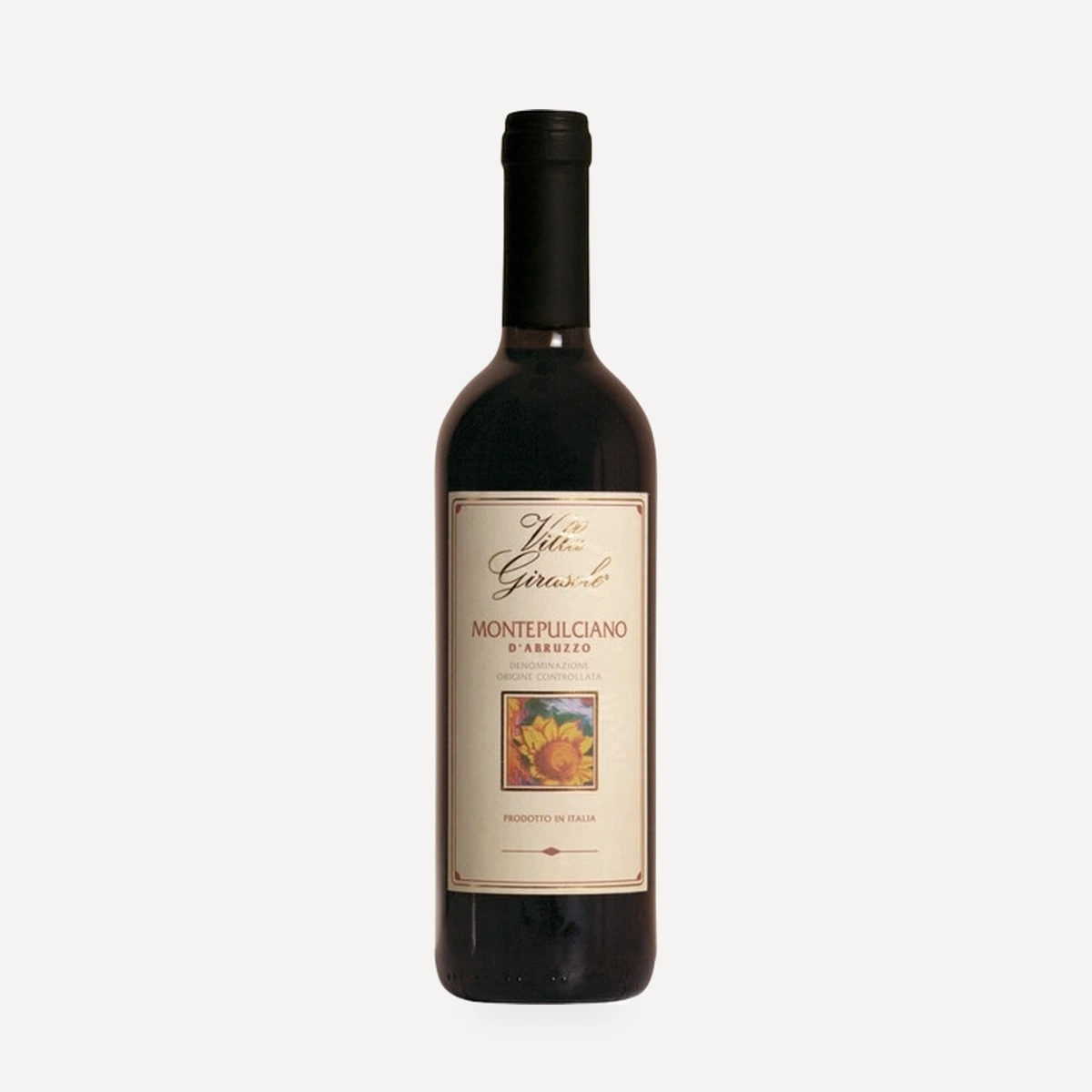 Villa Girasole Montepulciano d'Abruzzo DOC wine — Tombacco winery — Dionysus