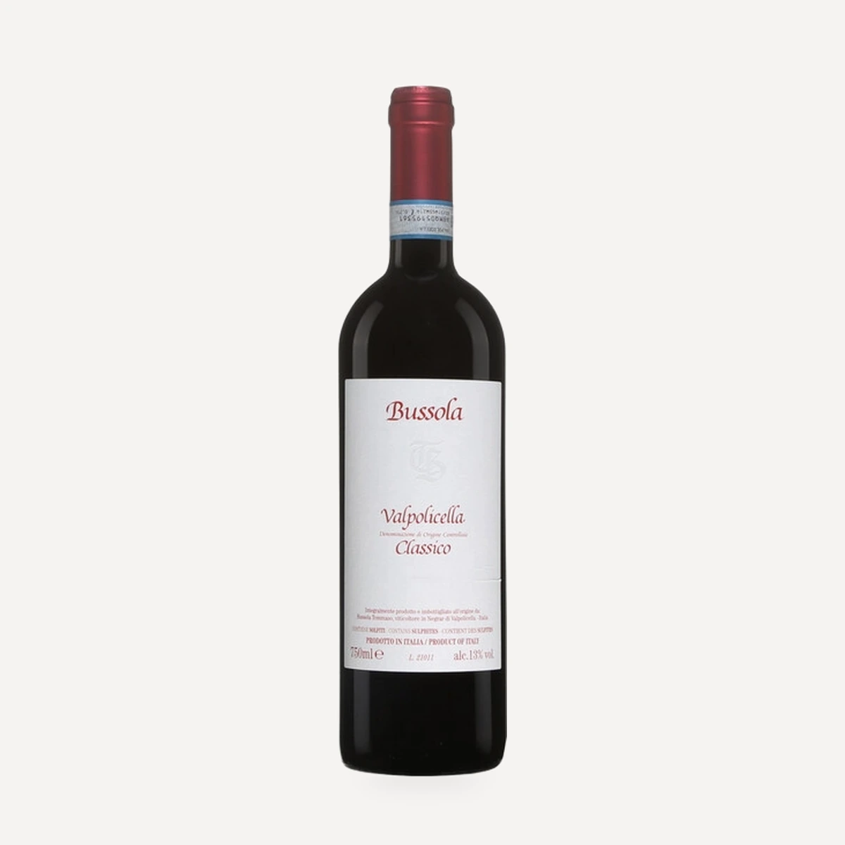 Valpolicella Classico wine — Tommaso Bussola winery — Dionysus